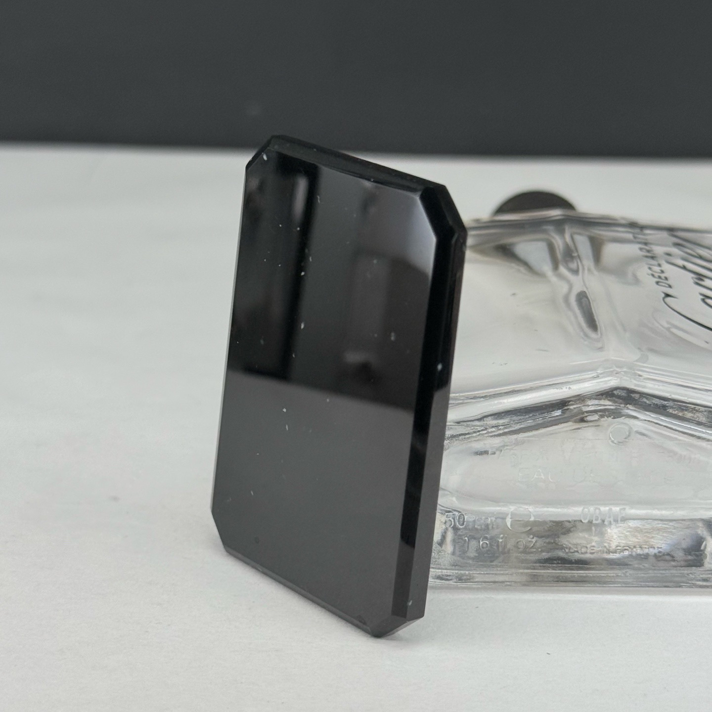 精品墨翠雪花棉墨翠无事牌 种好色正 黑度极好 打灯通透 油性十足 尺寸51.9