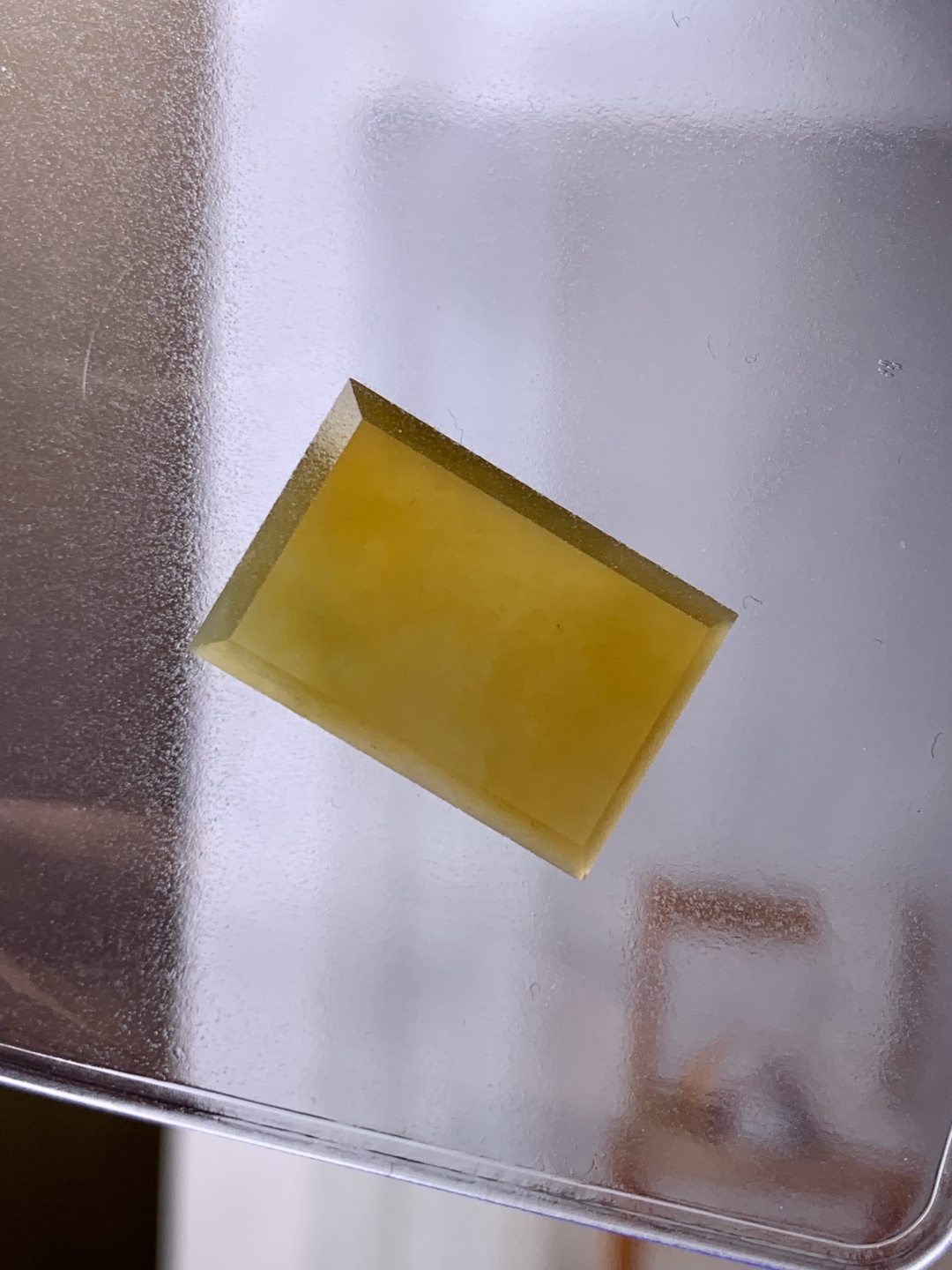 ️冰黄方块，色泽浓艳，0420尺寸18.9*13*4.5