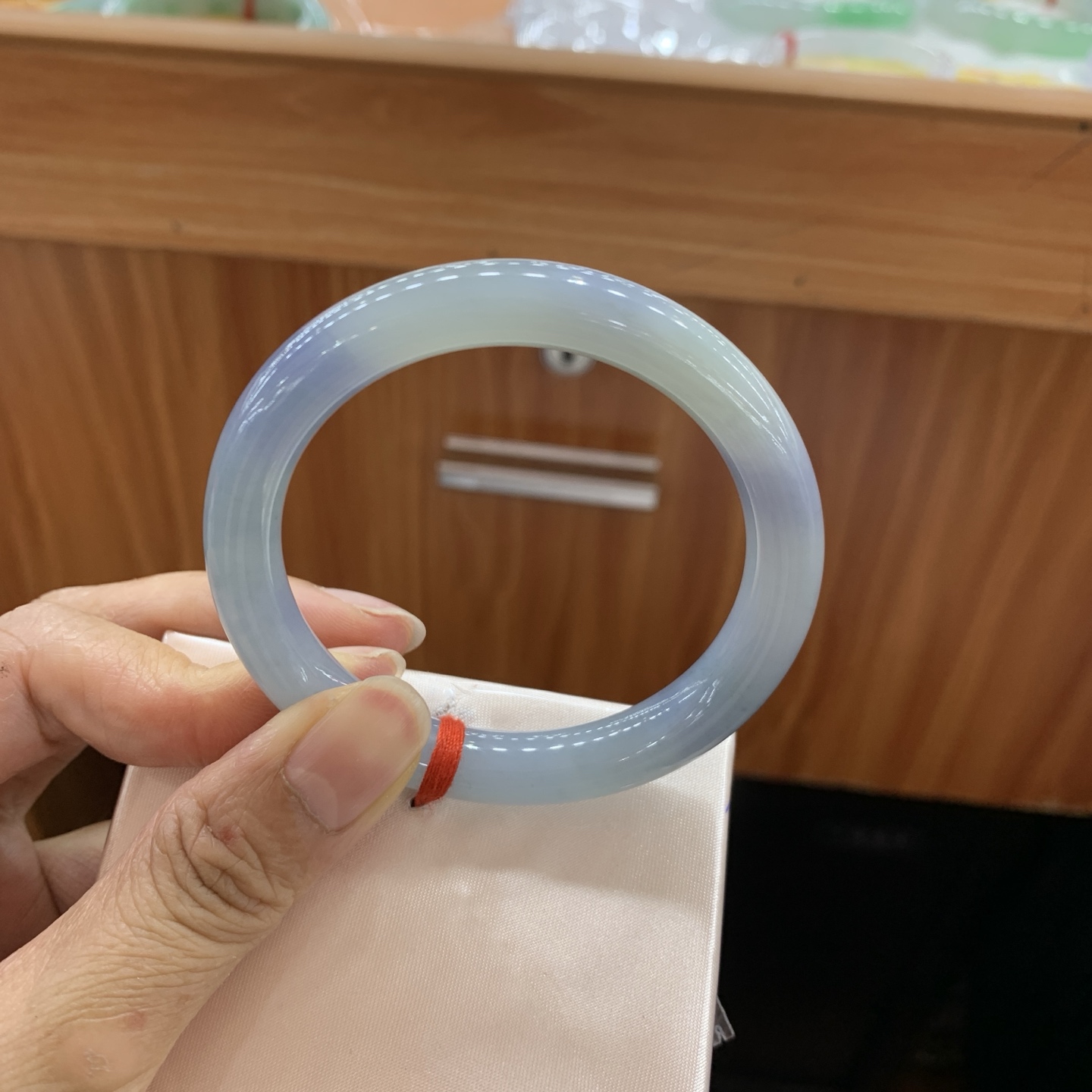 042101GX 紫罗兰圆条翡翠手镯 53-9.3-8.5