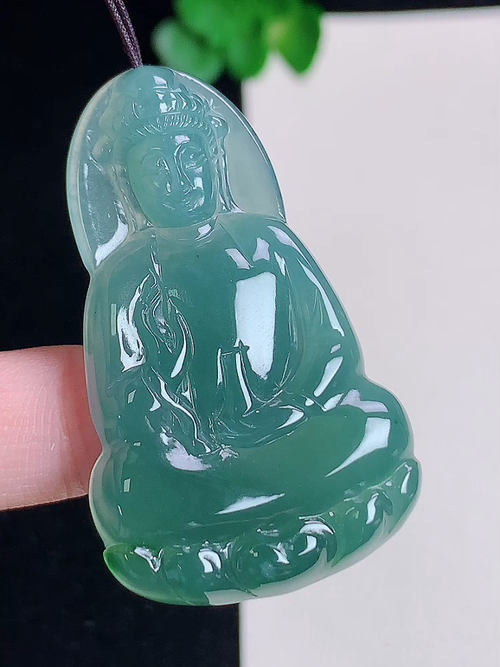 蓝水观音，无裂，尺寸43.2/25.9/4.5，№:y2061