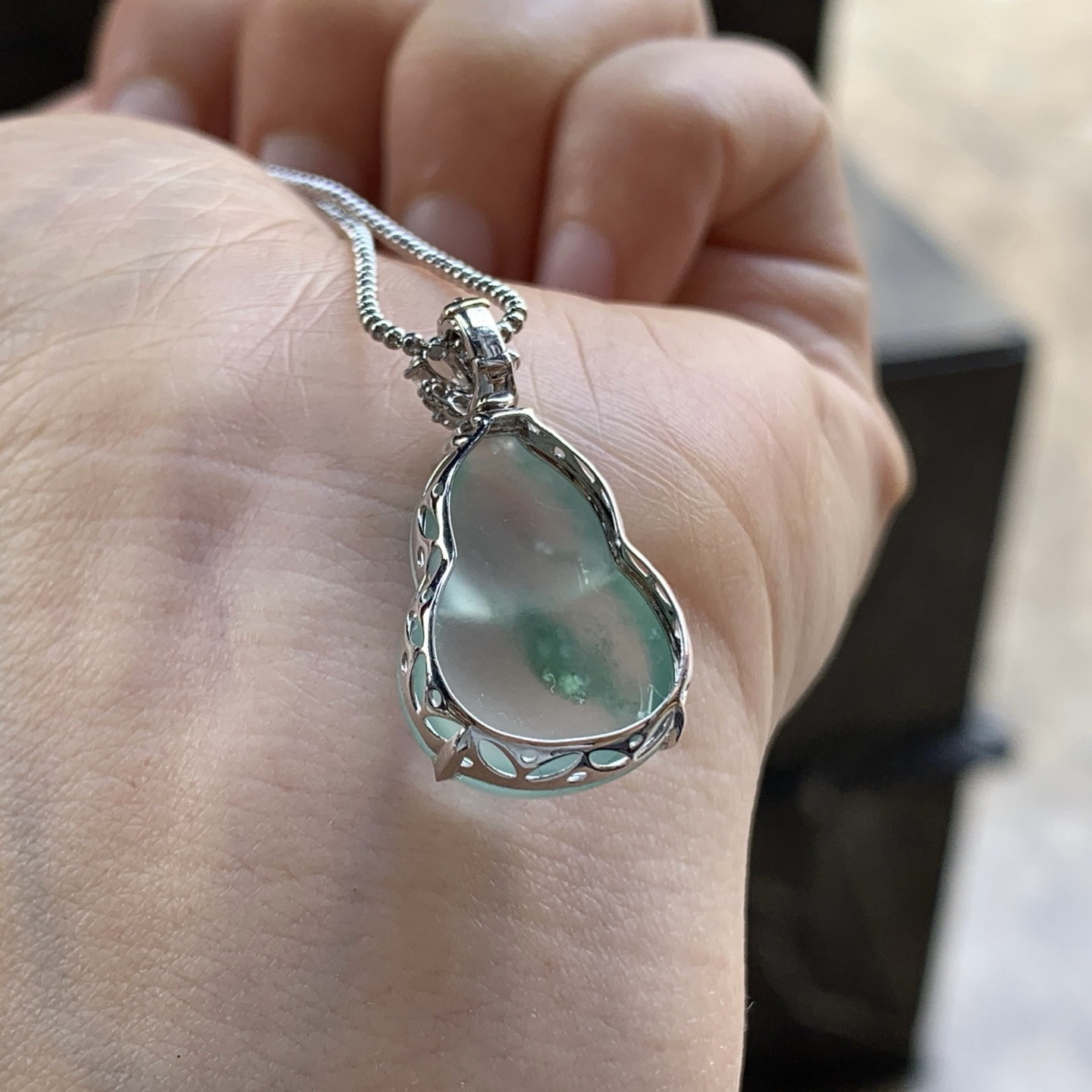 金钻冰蓝花葫芦^_^冰透