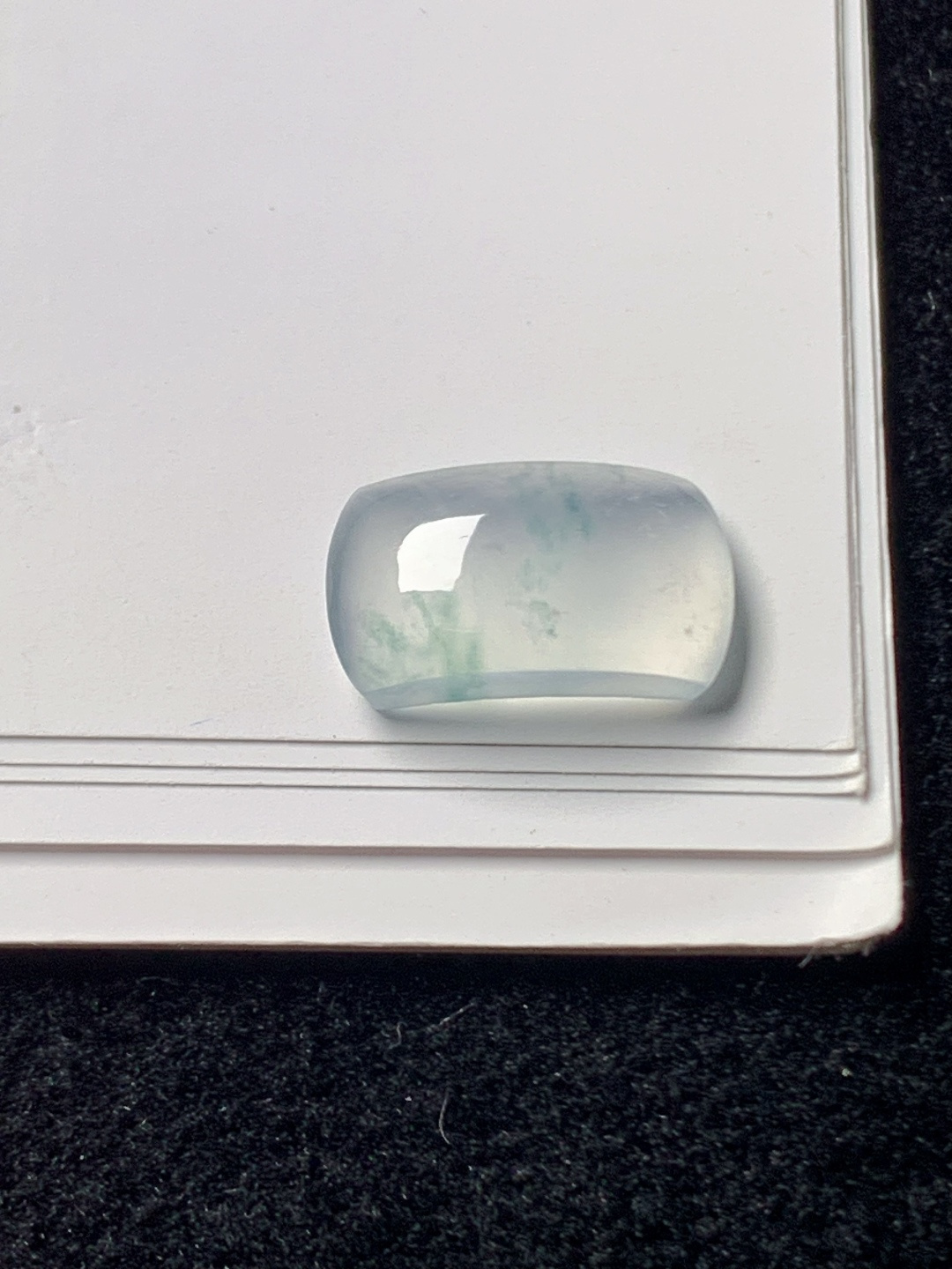 ️玻璃种飘花马鞍，水润种老，0421 尺寸13.5*7.6*3.1