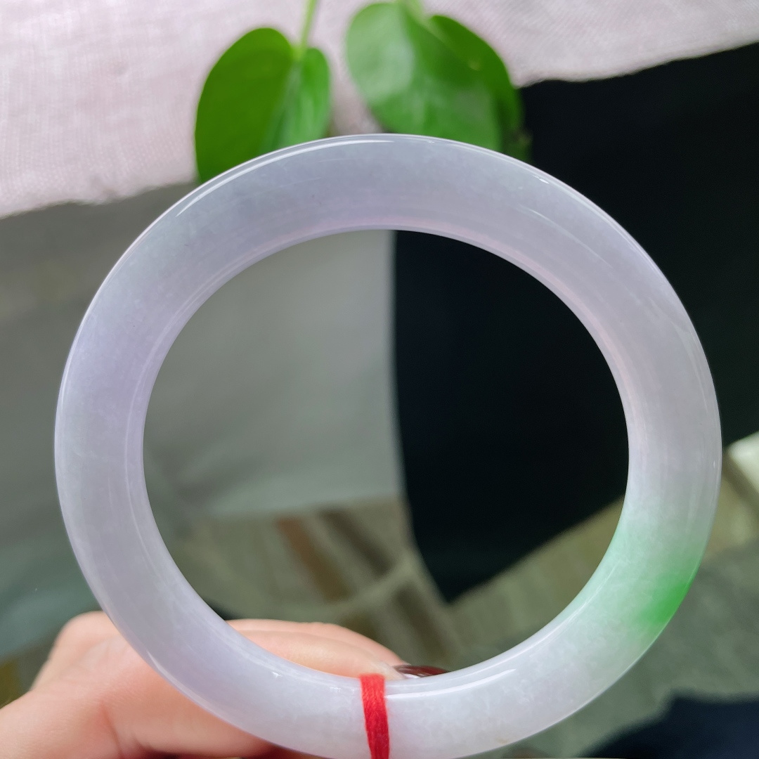 57.2/9.8，春彩圆条，一抹翠色俏丽多姿，佩戴温柔又贵气，皮纹，ss50747a