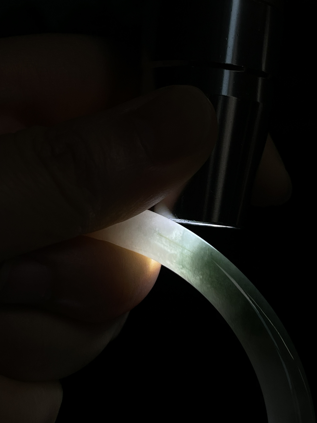 贵妃镯56圈口，翡翠手镯