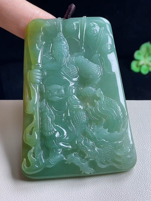 关公无裂，尺寸68.5/46/6.0编号15ad7y