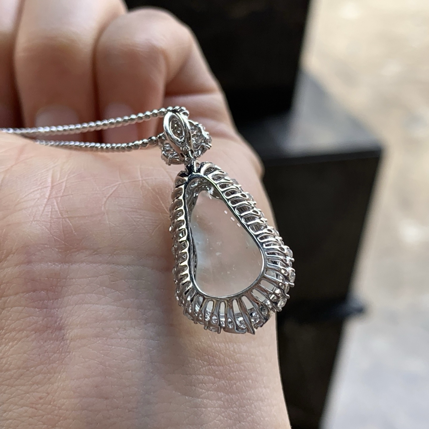 金钻镶嵌冰种福瓜^_^饱满冰透