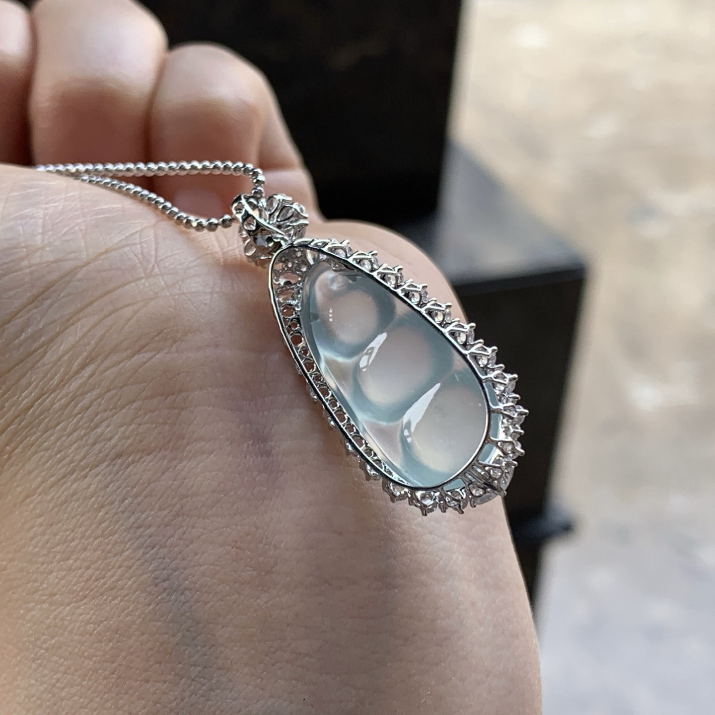 金钻镶嵌冰豆子^_^荧光十足