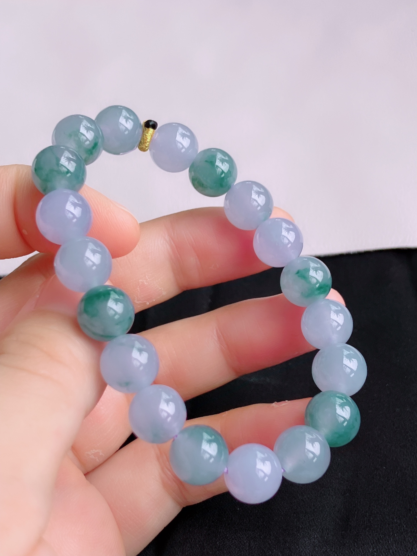 ️，双彩手串，晶莹剔透，特色，尺寸10/自然光实拍