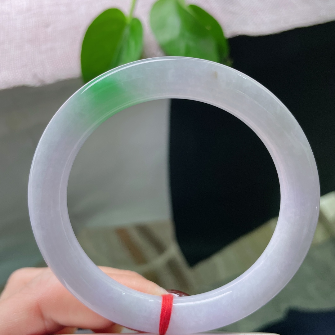 57.2/9.8，春彩圆条，一抹翠色俏丽多姿，佩戴温柔又贵气，皮纹，ss50747a