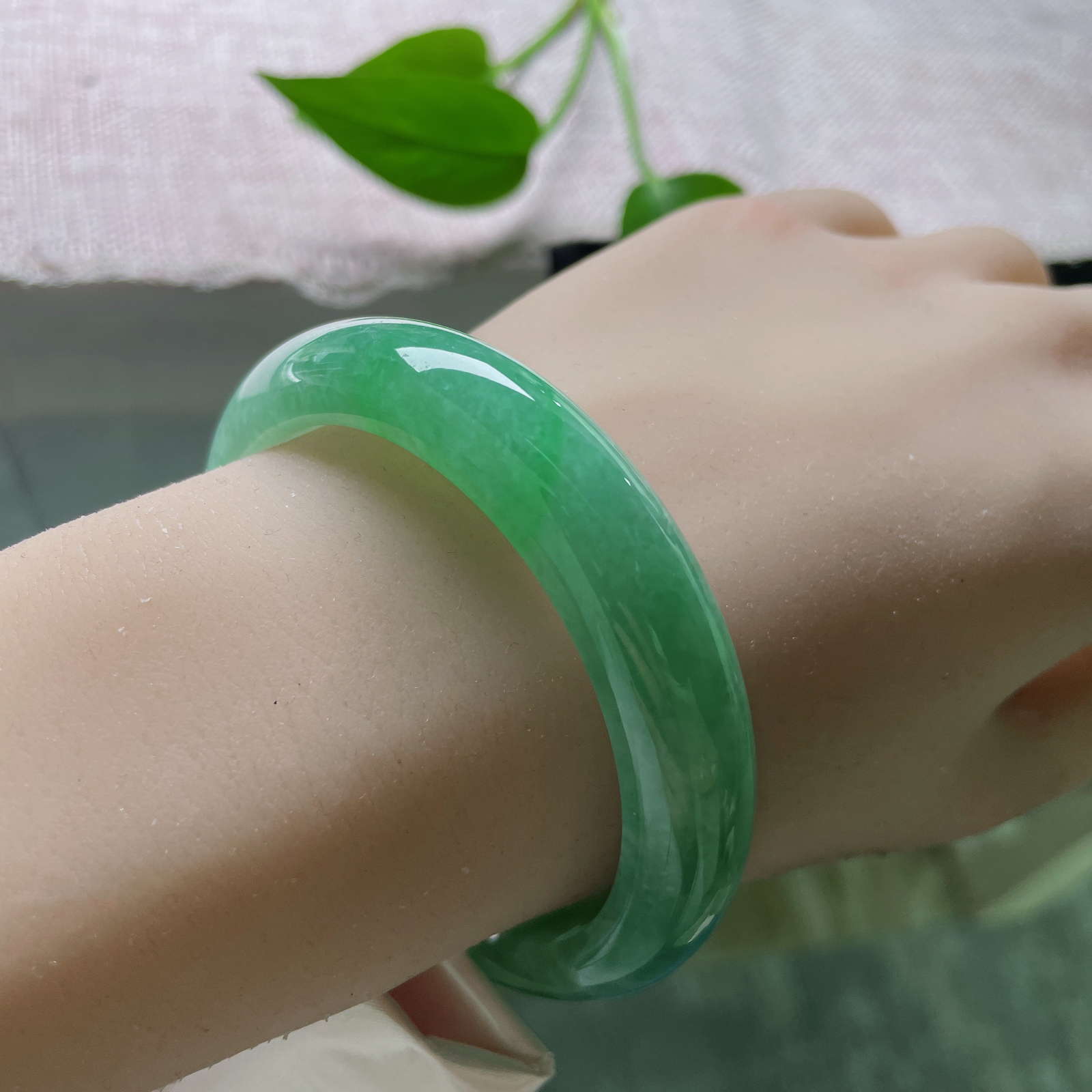 54.5/12.5/8.1，绿底正圈，水润，瑰姿艳逸，万古长青，经典永不过时，皮纹，ss51694a..