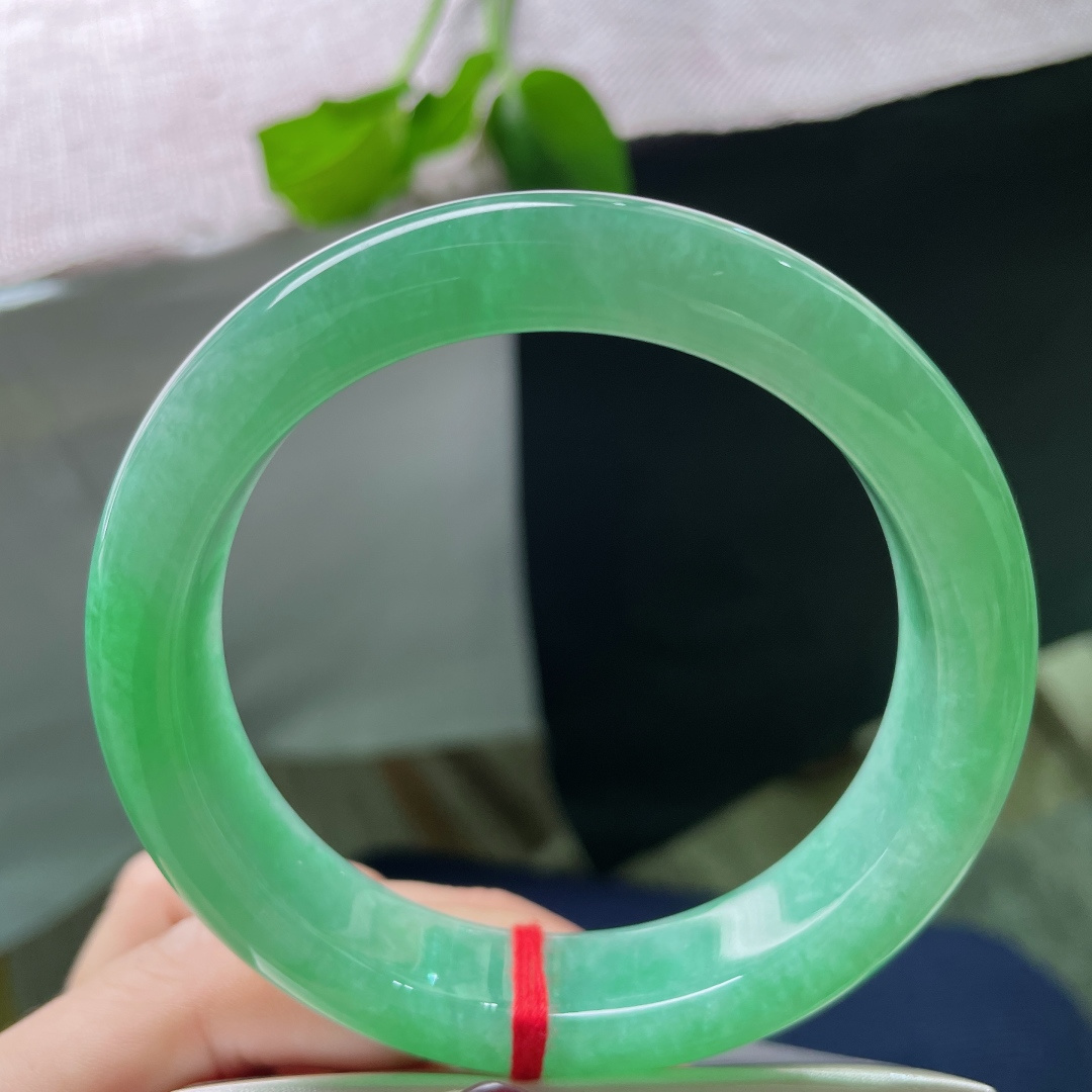 60/13.2/9.4，果绿底正圈，种老，翠色伊人，郁郁葱葱，传承之美，无裂，ss51716a