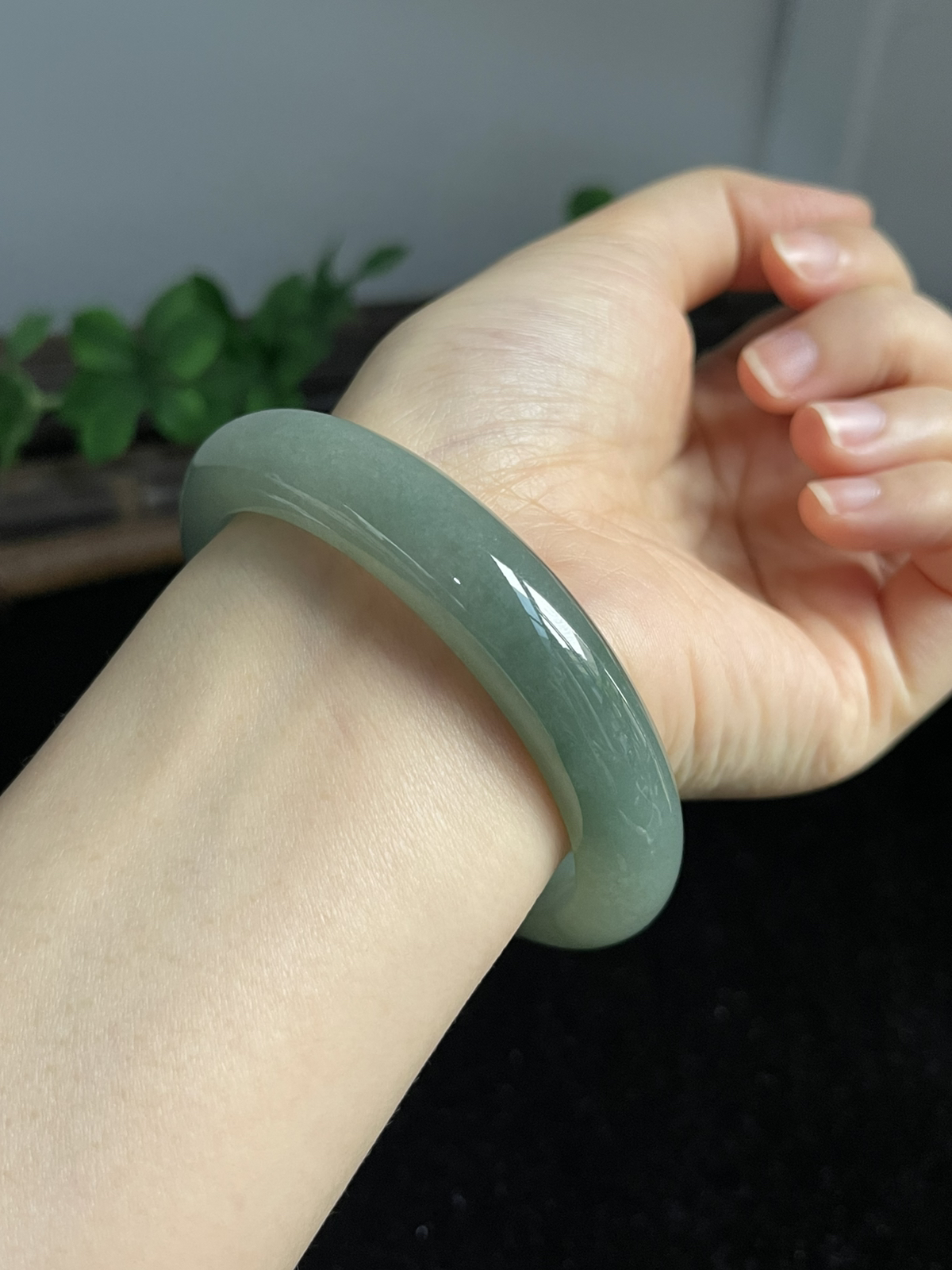 正圈59.6圈口，翡翠手镯