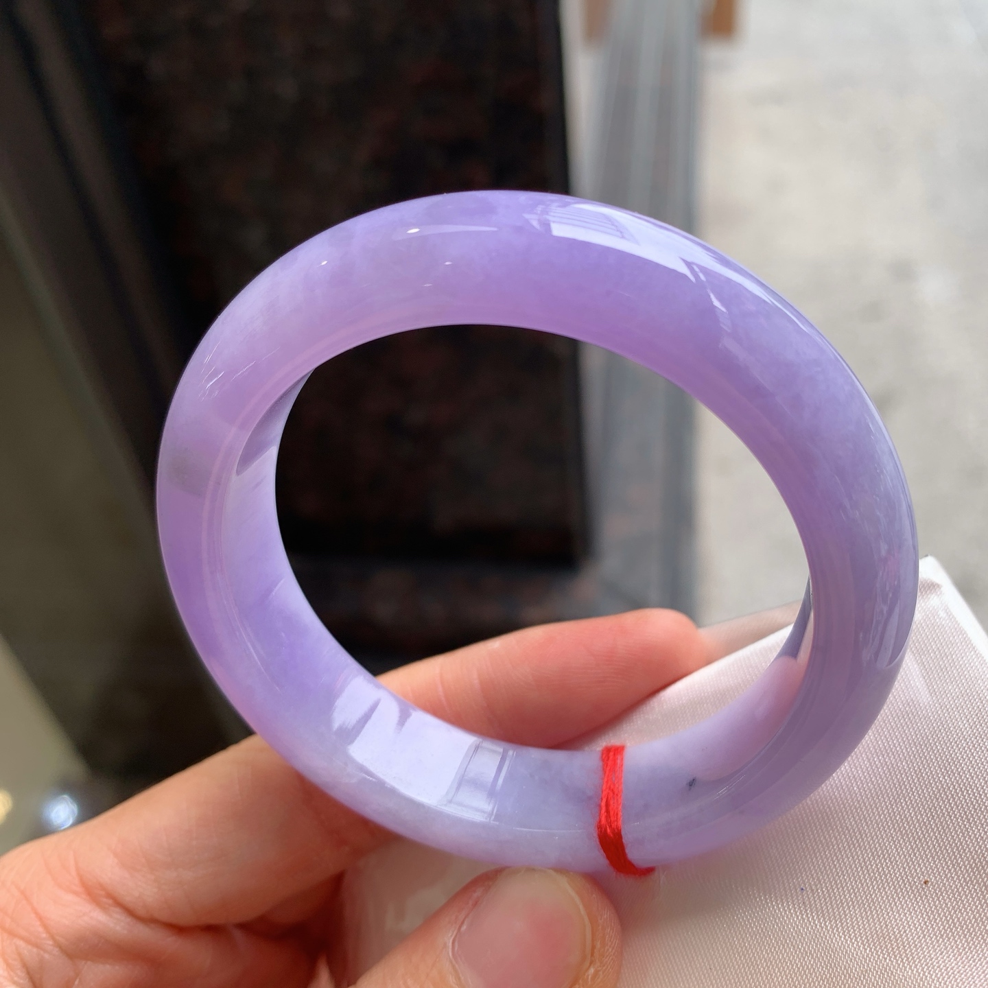 正圈满紫 有纹 尺寸：54.1/13.2/8.8  色浓