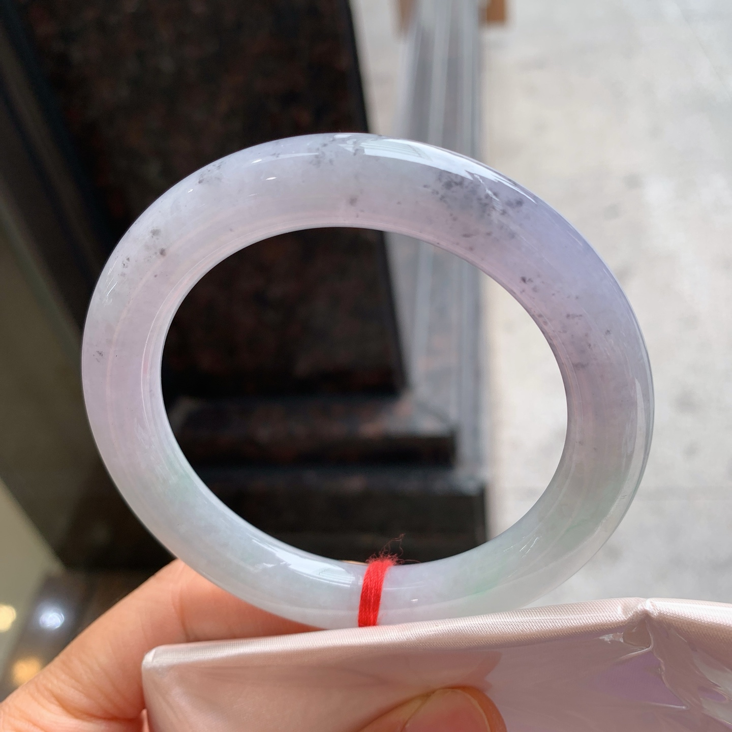 圆条粉紫带乌鸡 无裂 尺寸：57.5/10.5  版型好