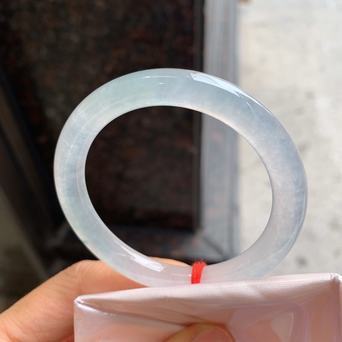 圆条冰飘花 无裂 尺寸：50.2/7.5/8 冰润