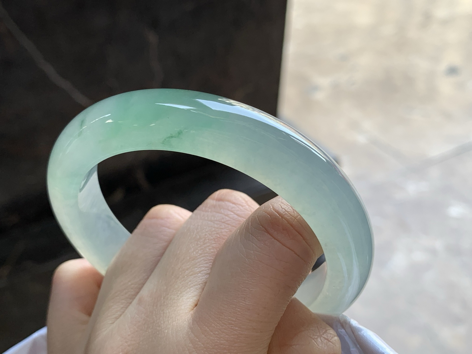 60.5-13.2-8.2

冰晴绿大圈手镯^_^清新