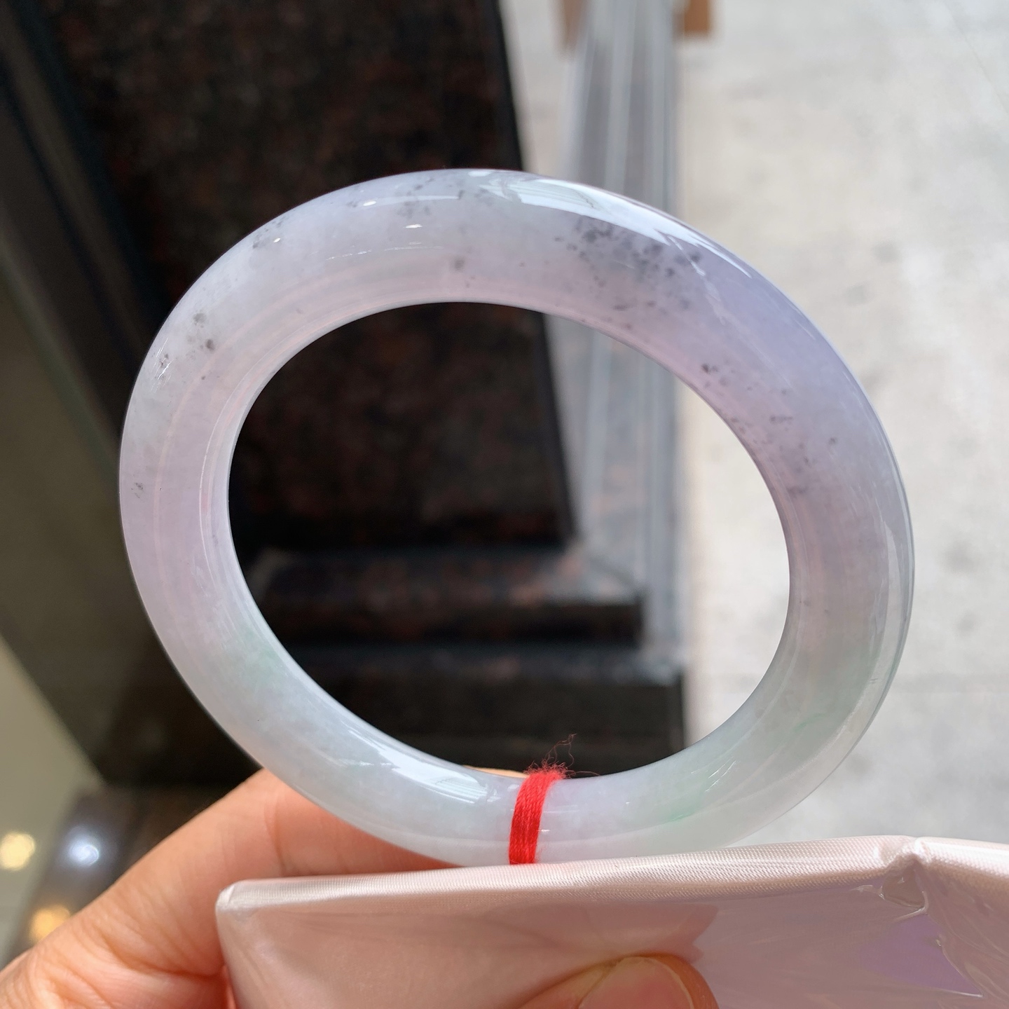 圆条粉紫带乌鸡 无裂 尺寸：57.5/10.5  版型好