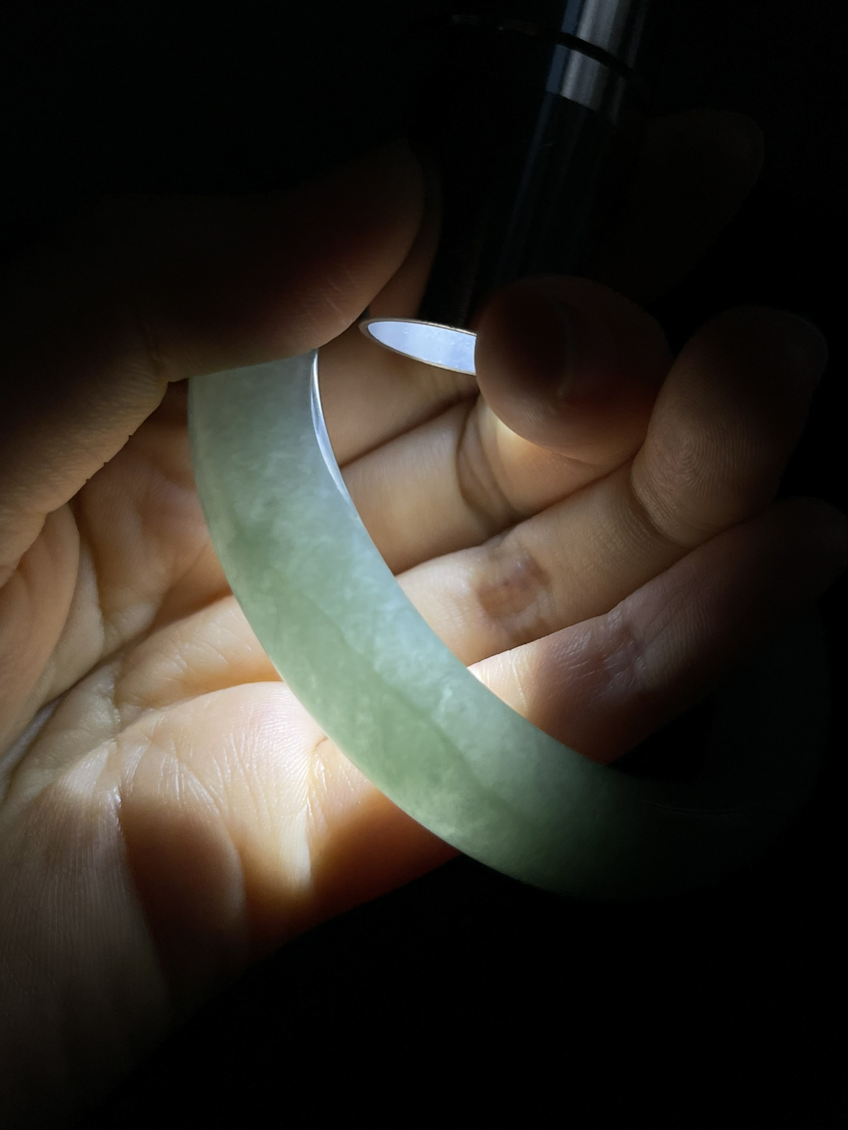 正圈59.6圈口，翡翠手镯