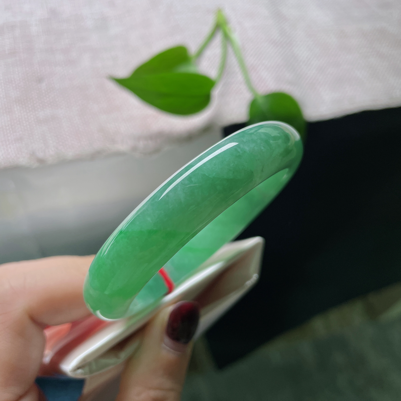 54.5/12.5/8.1，绿底正圈，水润，瑰姿艳逸，万古长青，经典永不过时，皮纹，ss51694a..