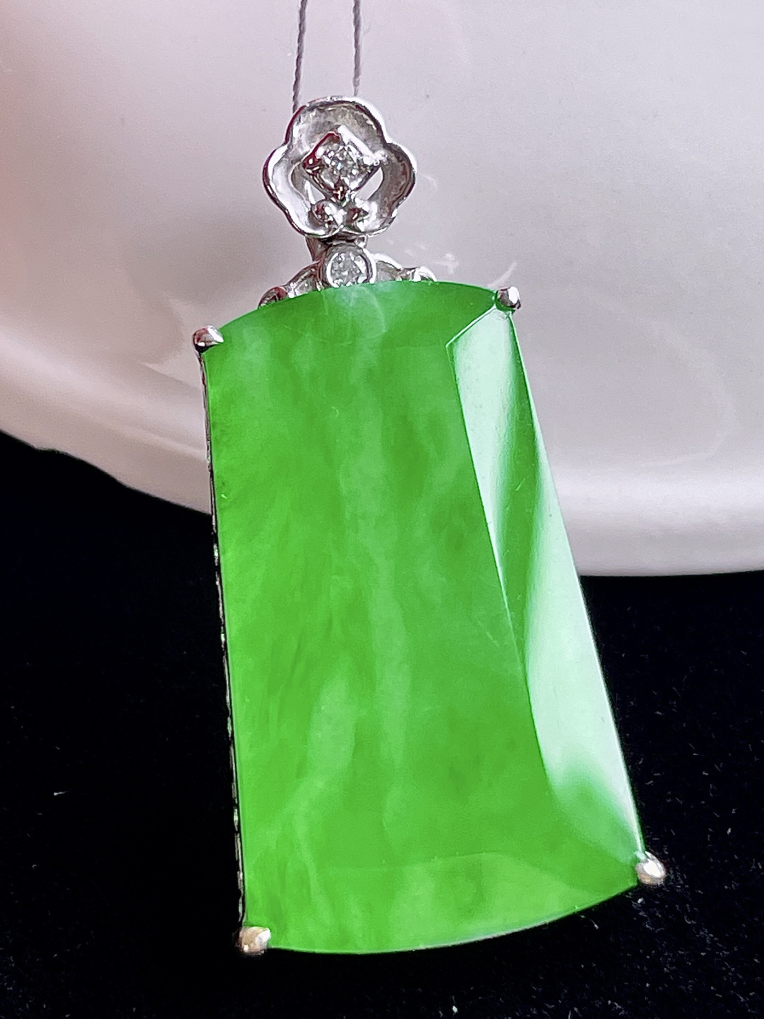 ️ 缅绿无事牌 花色灵动 色绿无比：33.5/17/6.8，超值