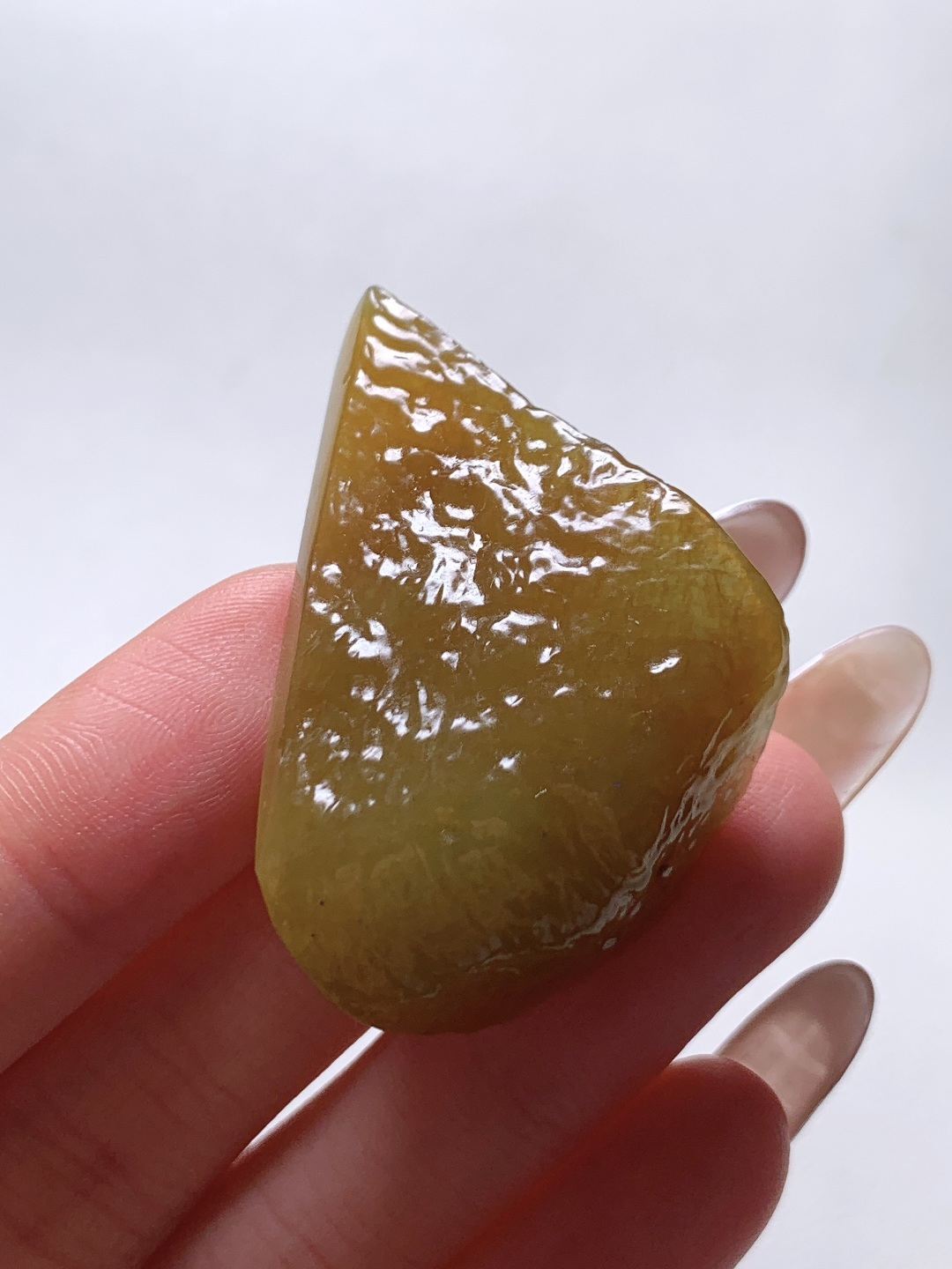 冰黄翡/随形料/立体料/特色料，可做随形件、人物、山水、动物、花件……等推荐参考，50-35.6-1