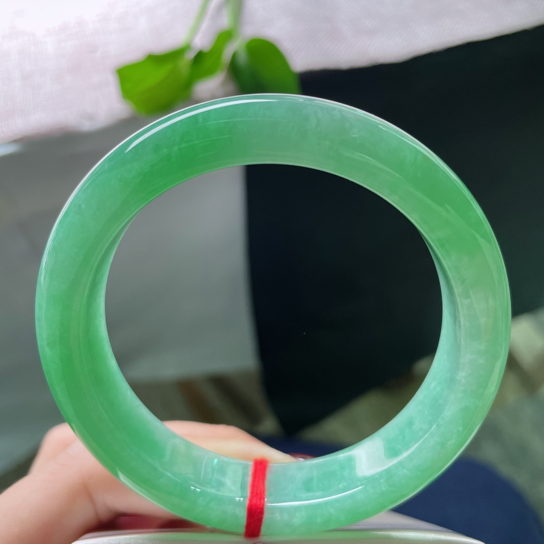 60/13.2/9.4，果绿底正圈，种老，翠色伊人，郁郁葱葱，传承之美，无裂，ss51716a