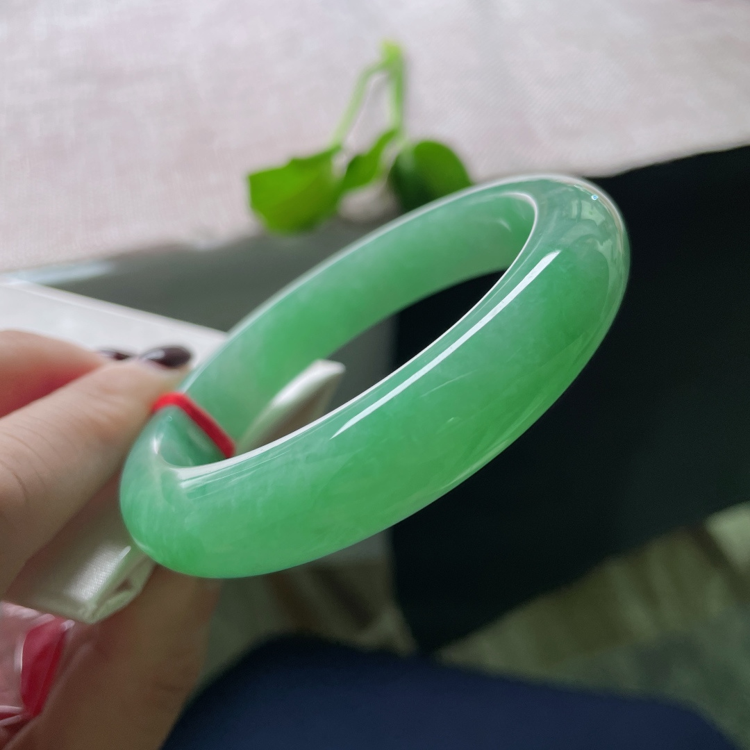 60/13.2/9.4，果绿底正圈，种老，翠色伊人，郁郁葱葱，传承之美，无裂，ss51716a