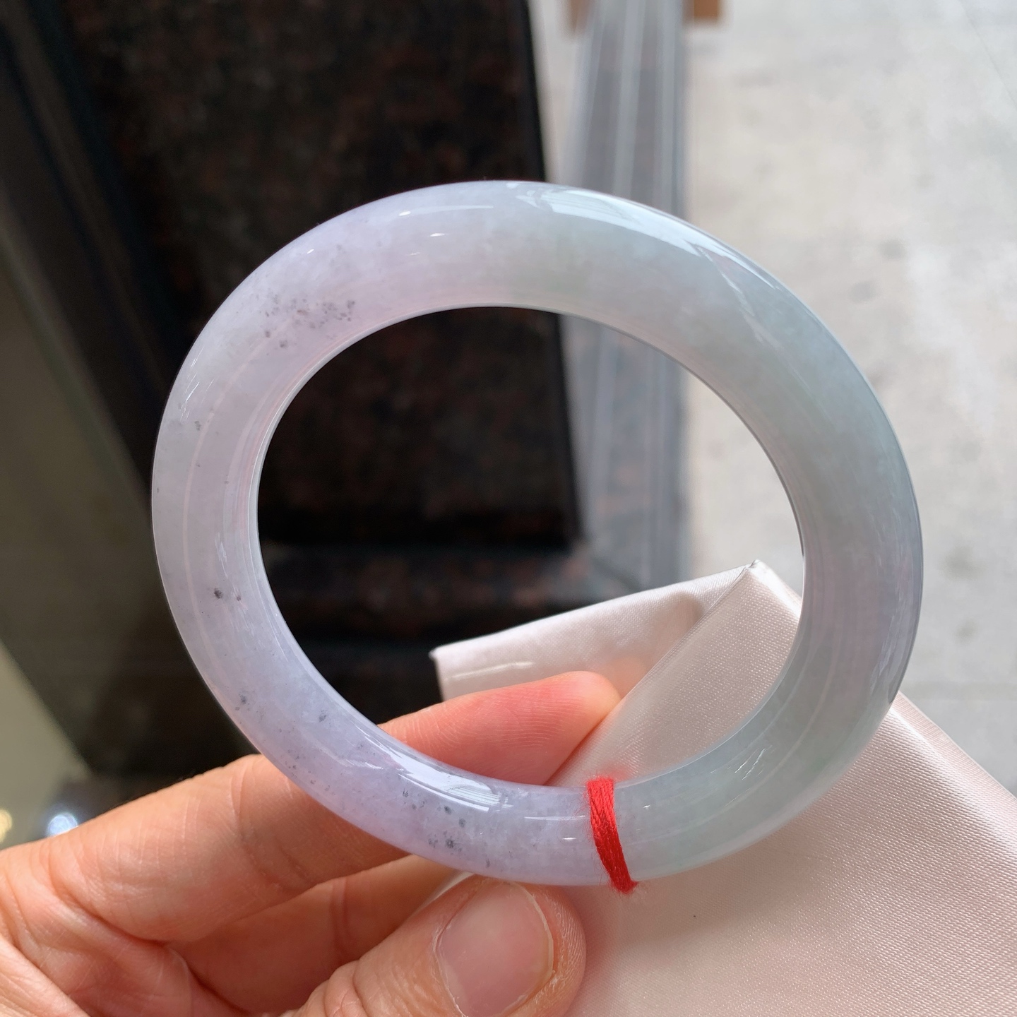 圆条粉紫带乌鸡 无裂 尺寸：57.5/10.5  版型好