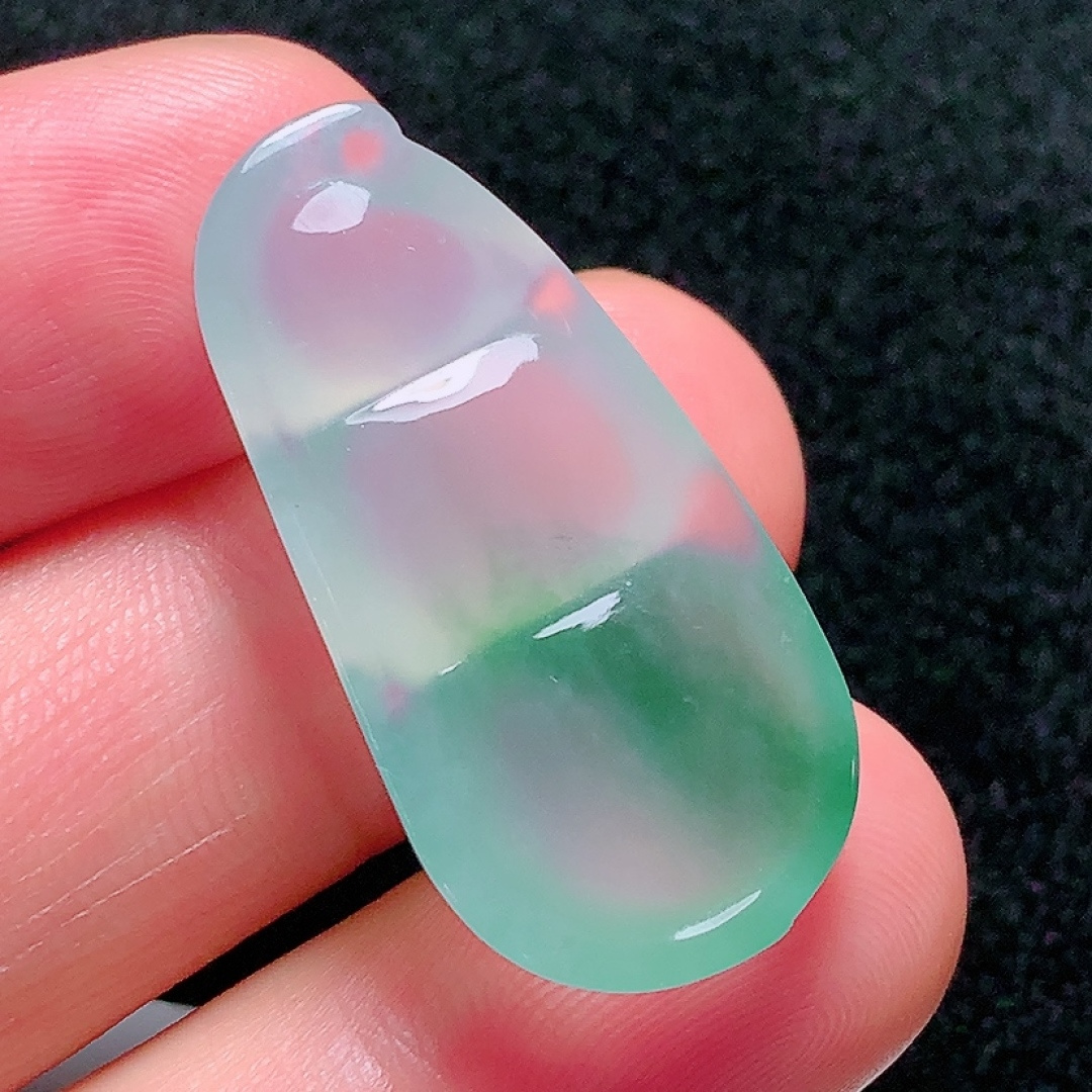 ️福豆，种老水头好，又冰又润，饱满无裂，尺寸：32.1/16.1/5.9mm，ss50182a