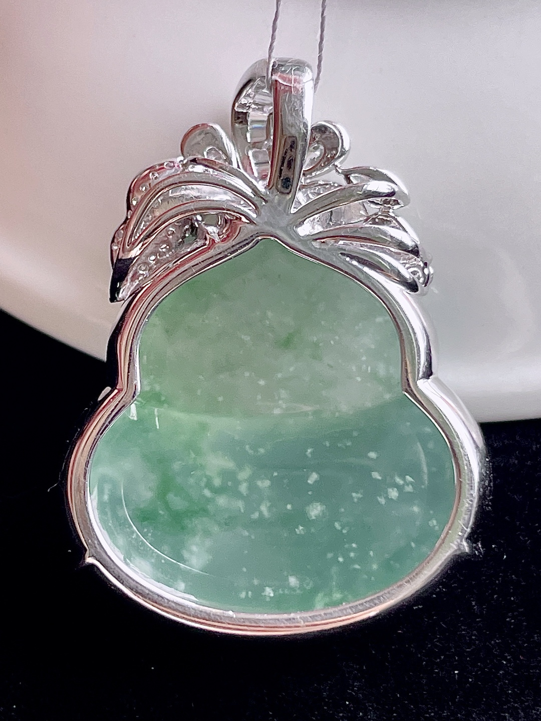 ️ 冰绿葫芦 通透无比 种色 整体：34.5/25.7/11，超值