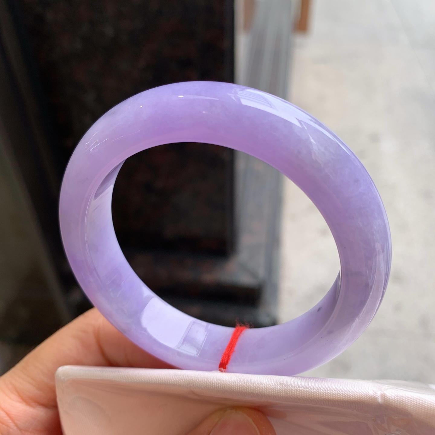 正圈满紫 有纹 尺寸：54.1/13.2/8.8  色浓