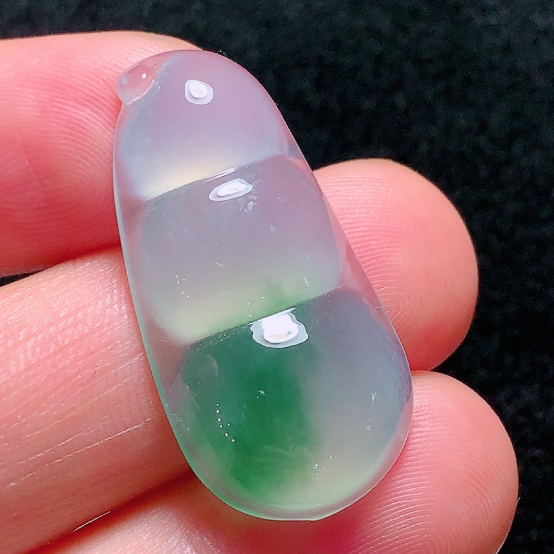 ️福豆，种老水头好，又冰又润，饱满无裂，尺寸：32.1/16.1/5.9mm，ss50182a