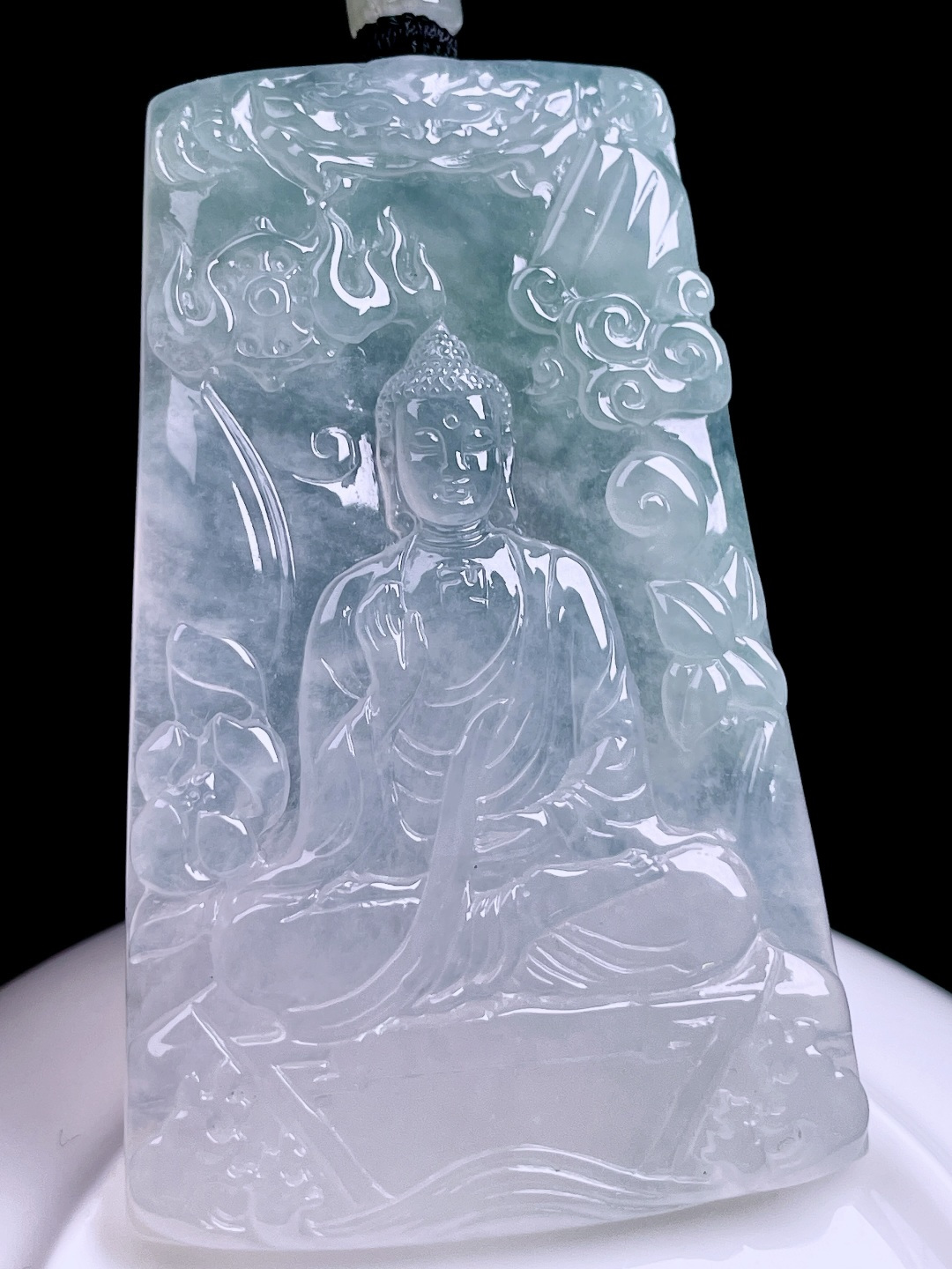 ️ 冰底色如来佛祖 冰润通透，油润起胶，尺寸：67/41.8/5.8，超值