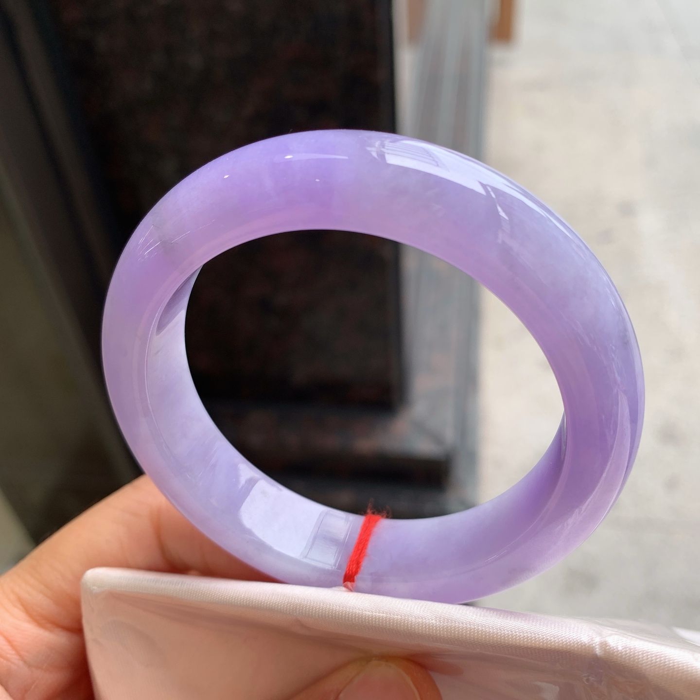 正圈满紫 有纹 尺寸：54.1/13.2/8.8  色浓