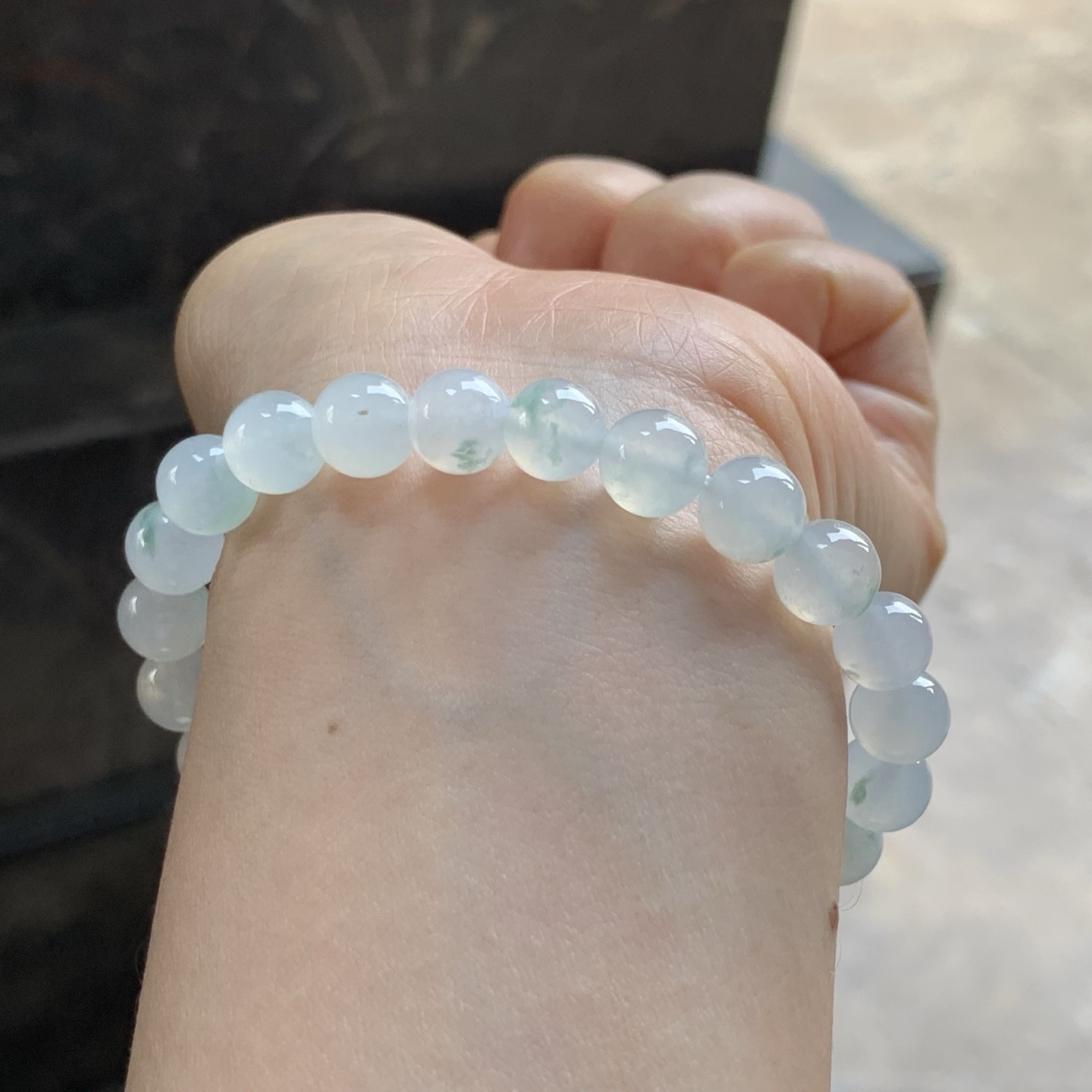 冰飘花手串^_^清新