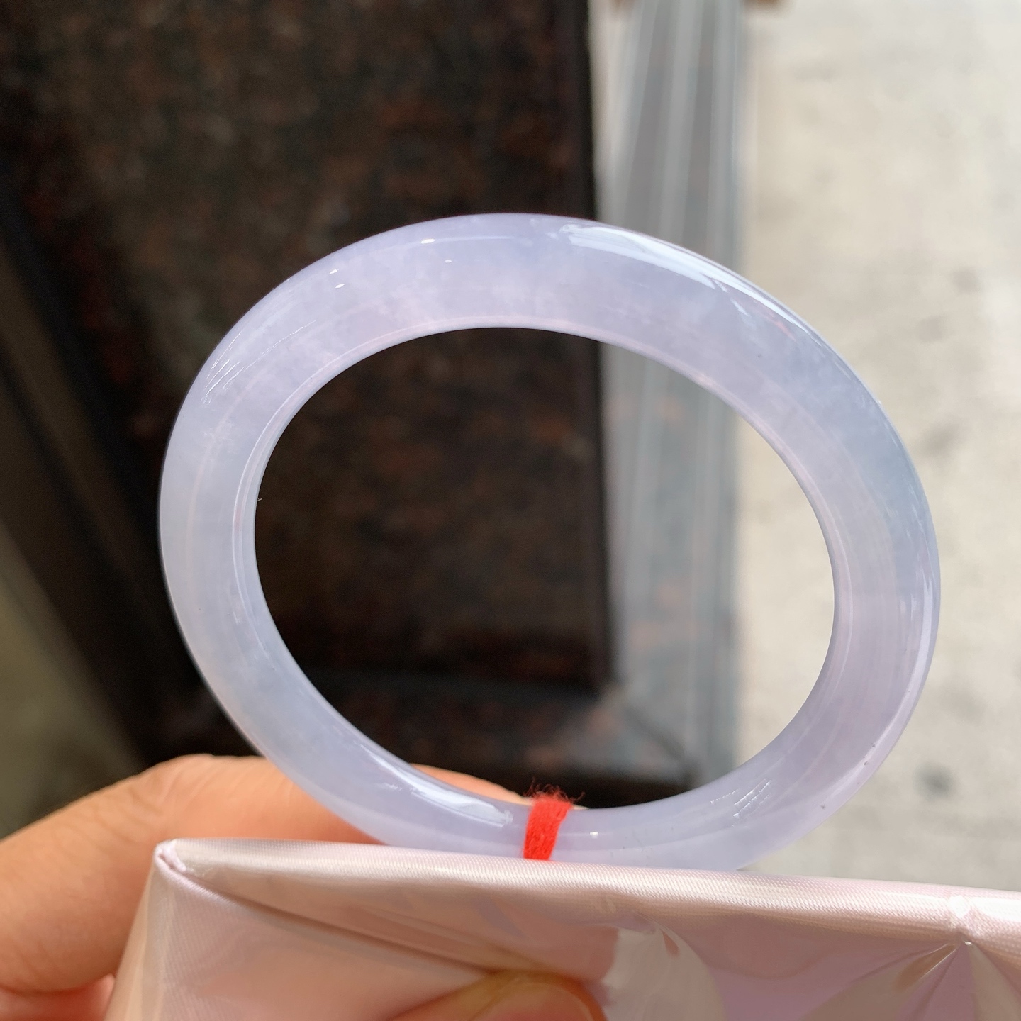 圆条冰紫 微杂质 尺寸：50/7.3/8  小圈口