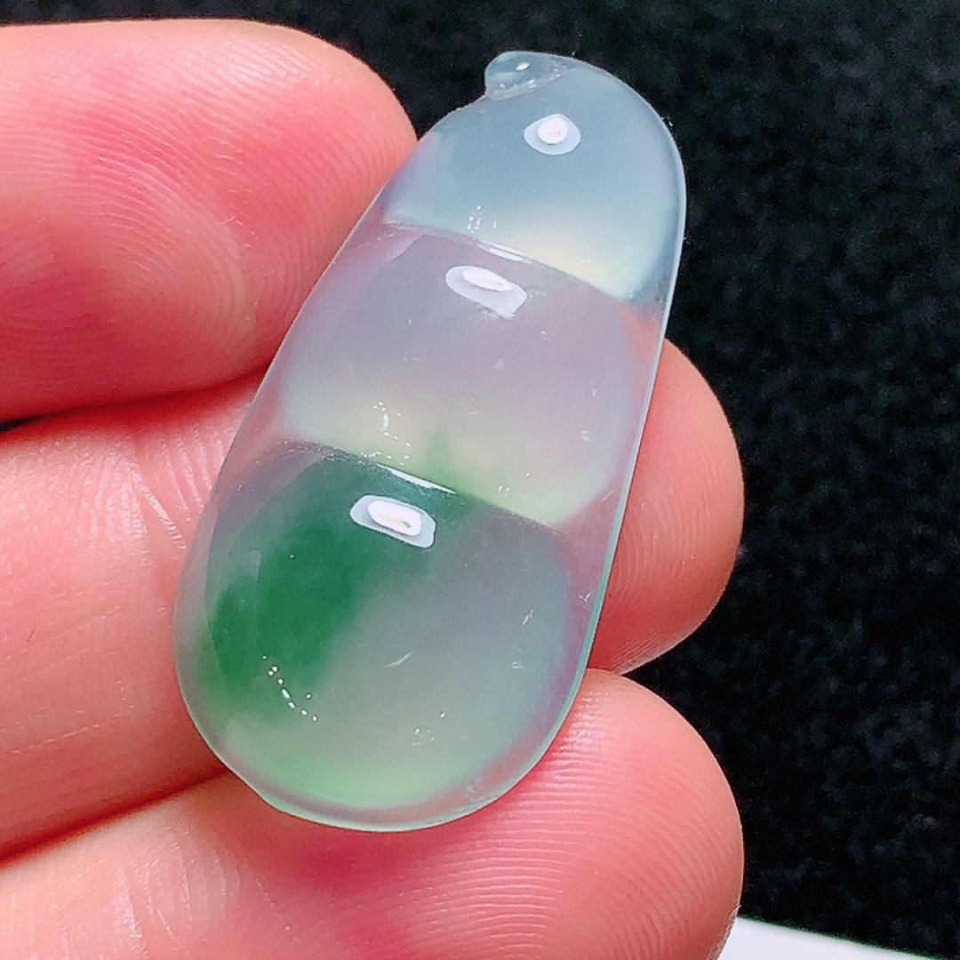 ️福豆，种老水头好，又冰又润，饱满无裂，尺寸：32.1/16.1/5.9mm，ss50182a