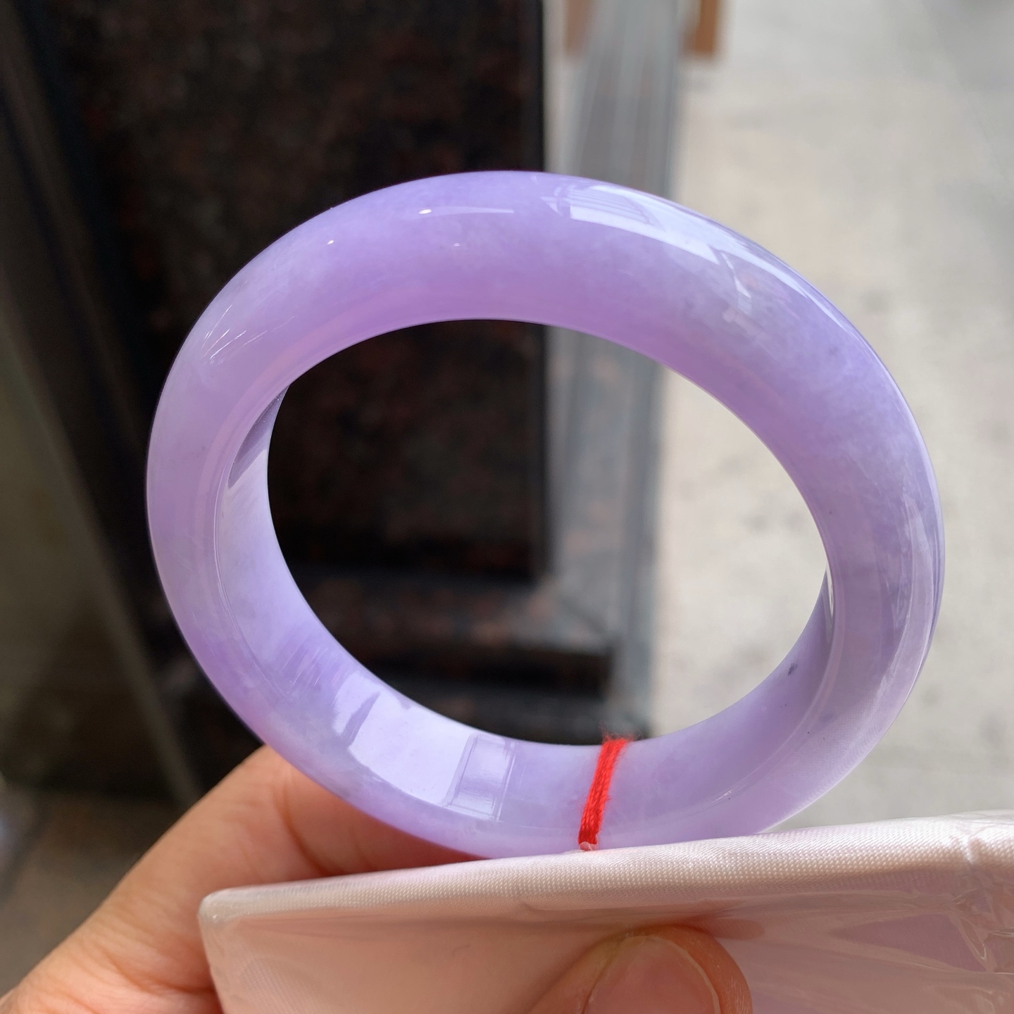 正圈满紫 有纹 尺寸：54.1/13.2/8.8  色浓