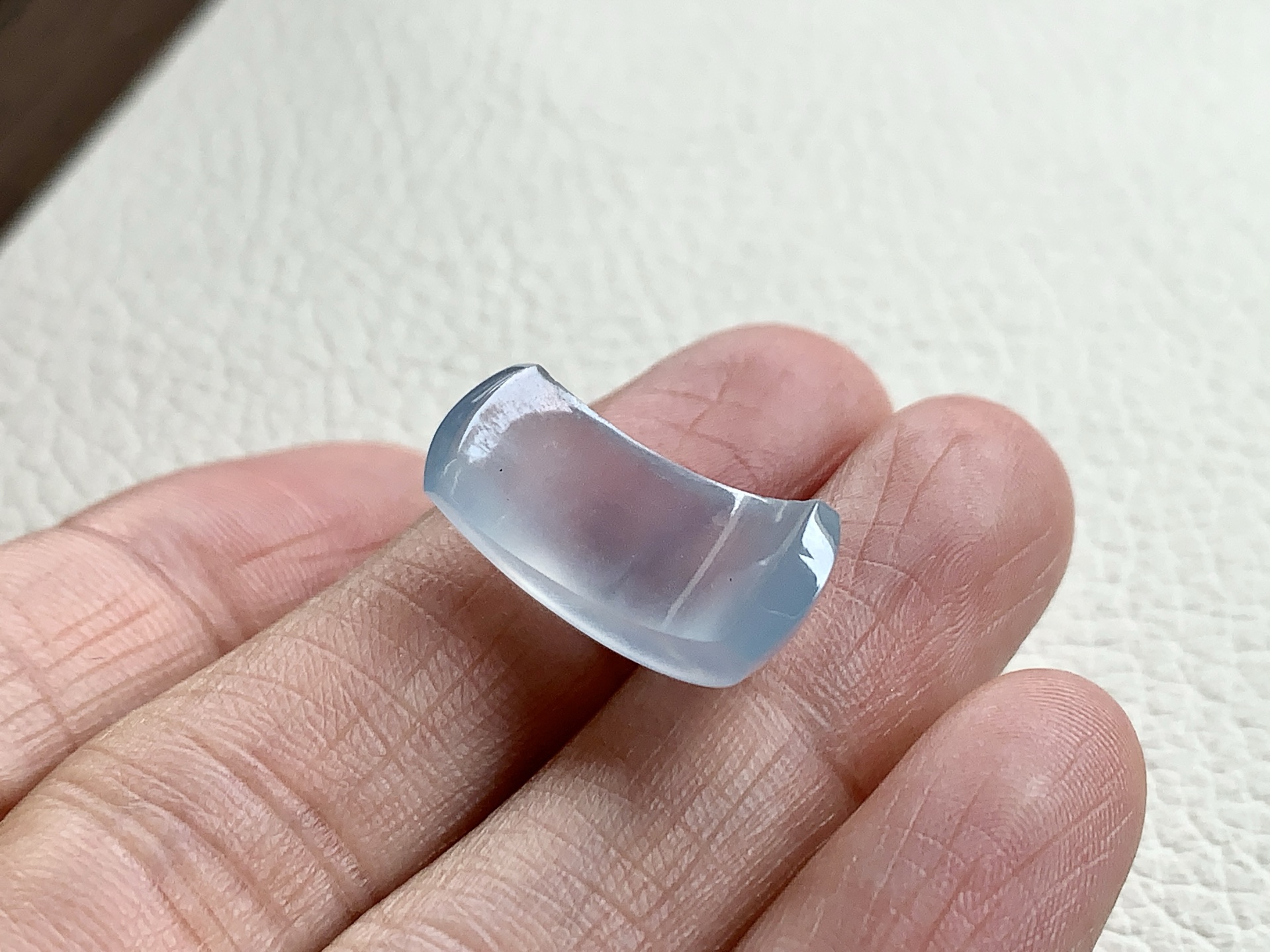 ️ 冰种马鞍，用料厚实，种水极好，尺寸20.8×8.2×6