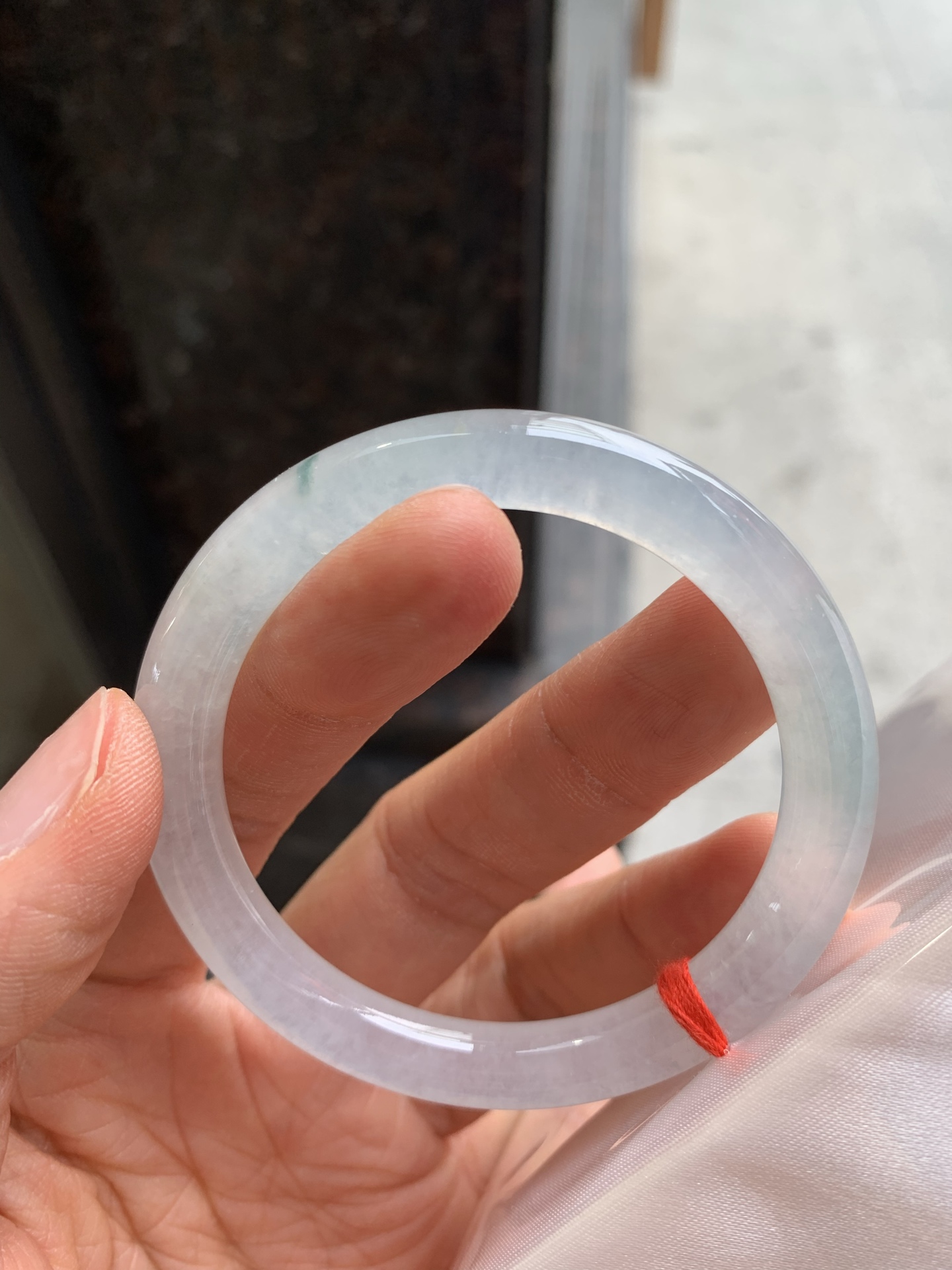 圆条冰飘花 无裂 尺寸：50.2/7.5/8 冰润