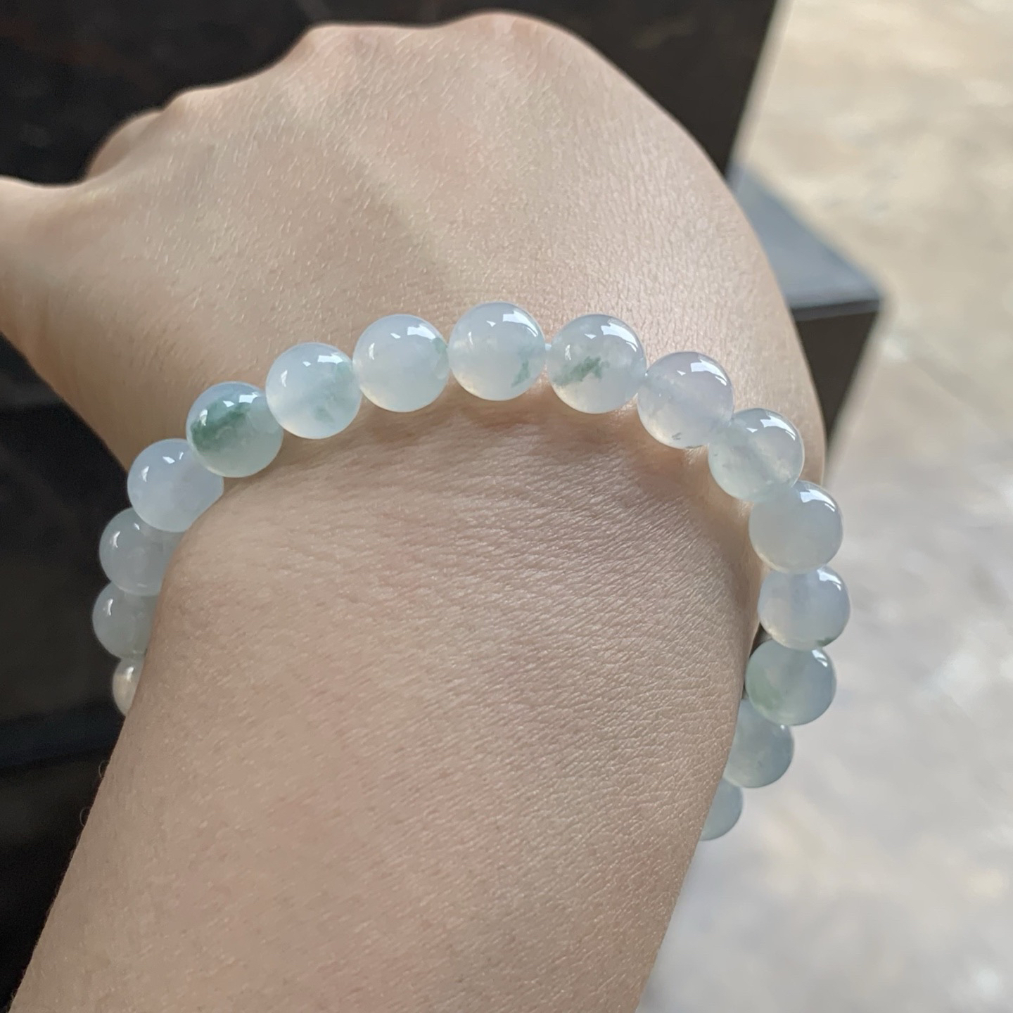 冰飘花手串^_^清新