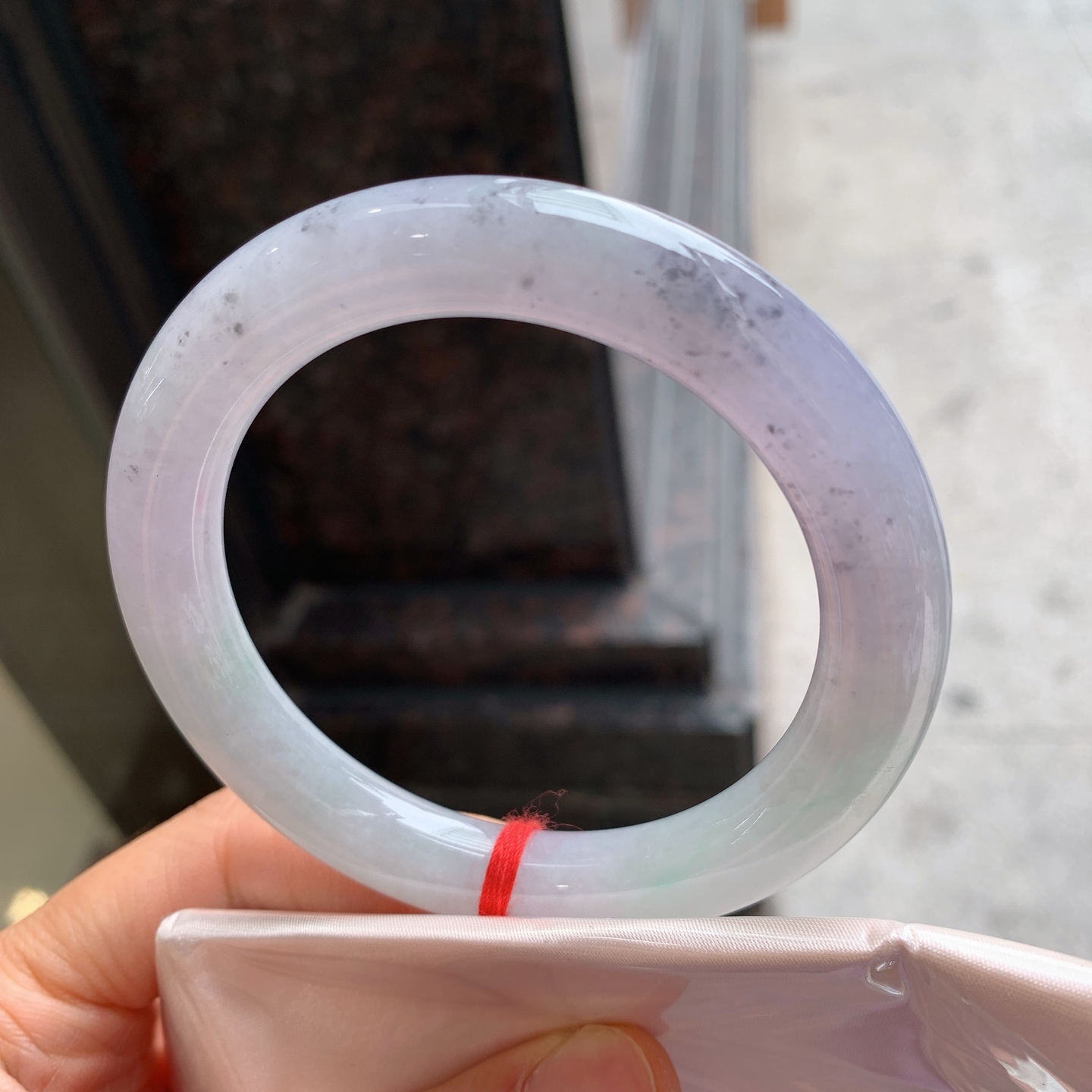 圆条粉紫带乌鸡 无裂 尺寸：57.5/10.5  版型好