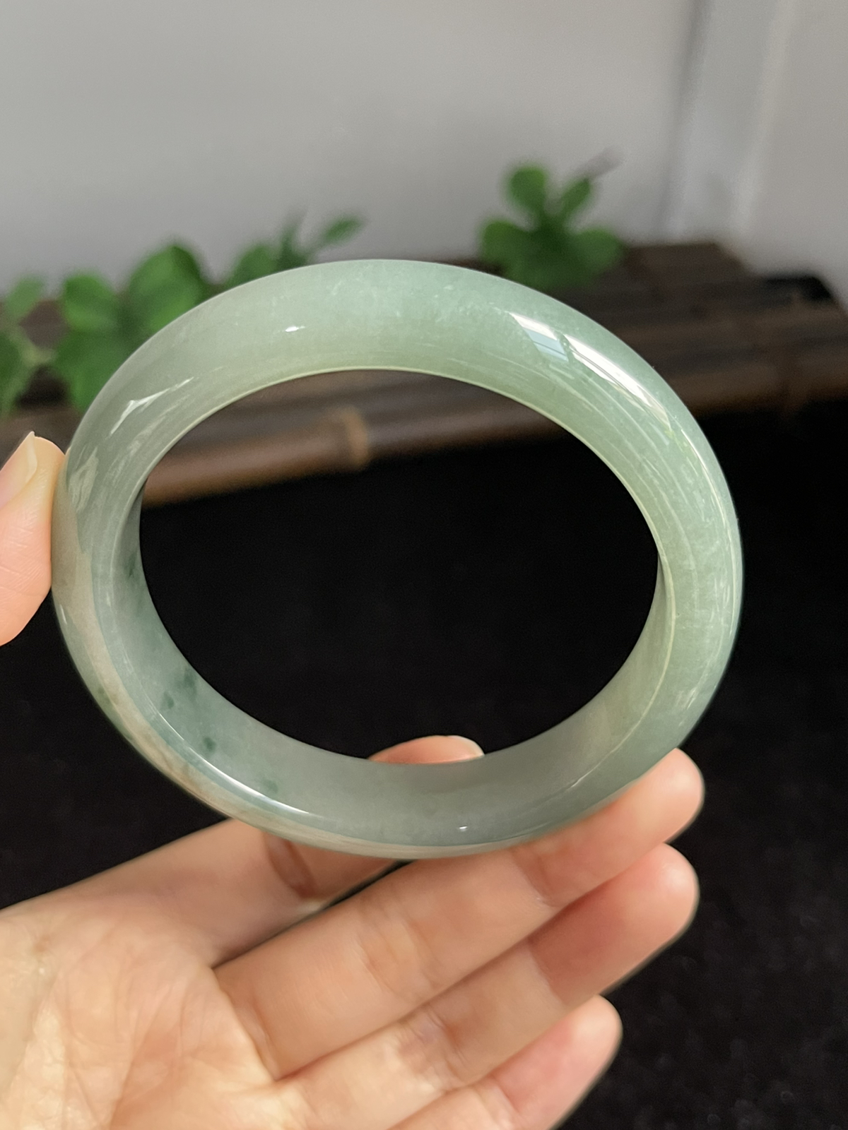 正圈59.6圈口，翡翠手镯