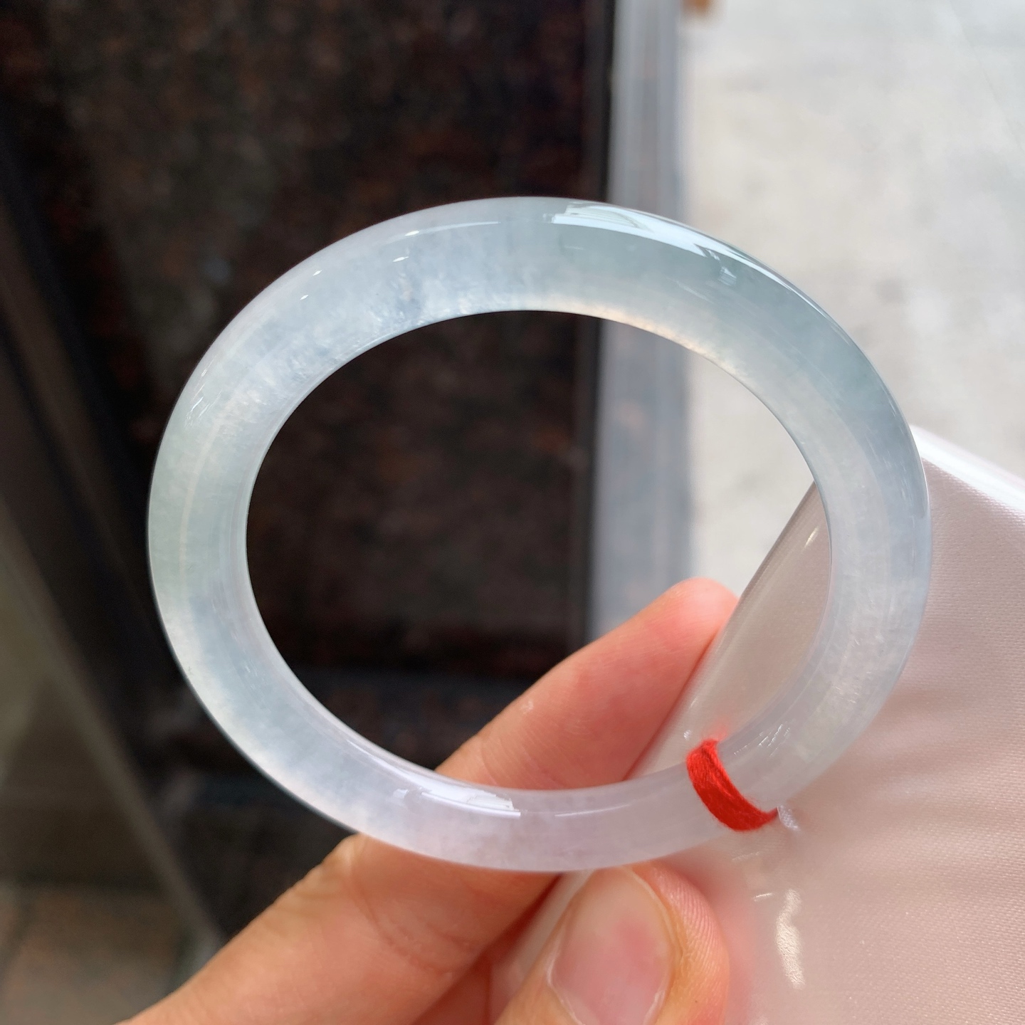 圆条冰飘花 无裂 尺寸：50.2/7.5/8 冰润