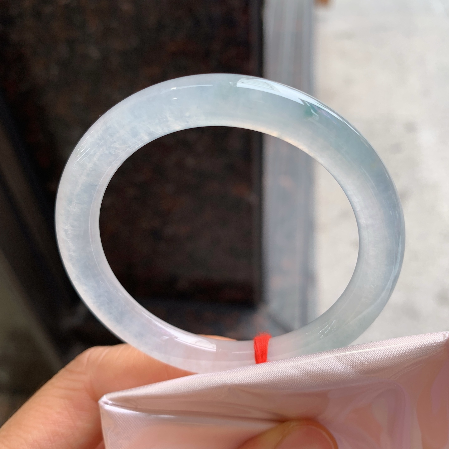 圆条冰飘花 无裂 尺寸：50.2/7.5/8 冰润