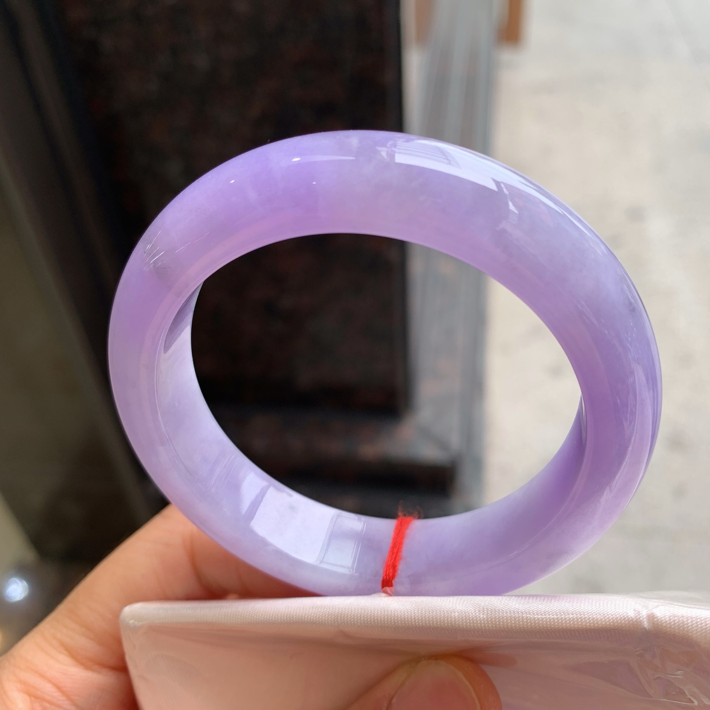 正圈满紫 有纹 尺寸：54.1/13.2/8.8  色浓