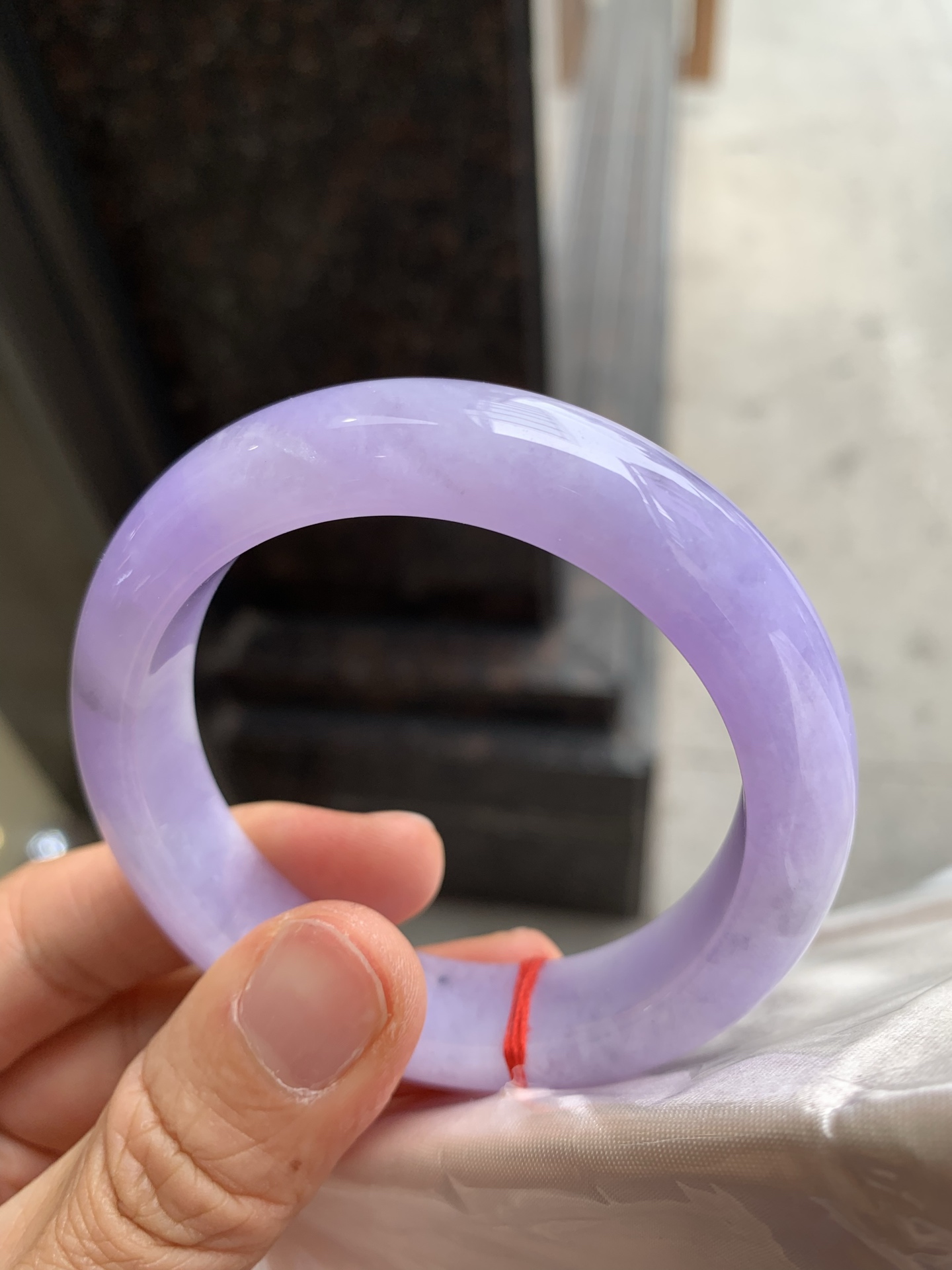 正圈满紫 有纹 尺寸：54.1/13.2/8.8  色浓