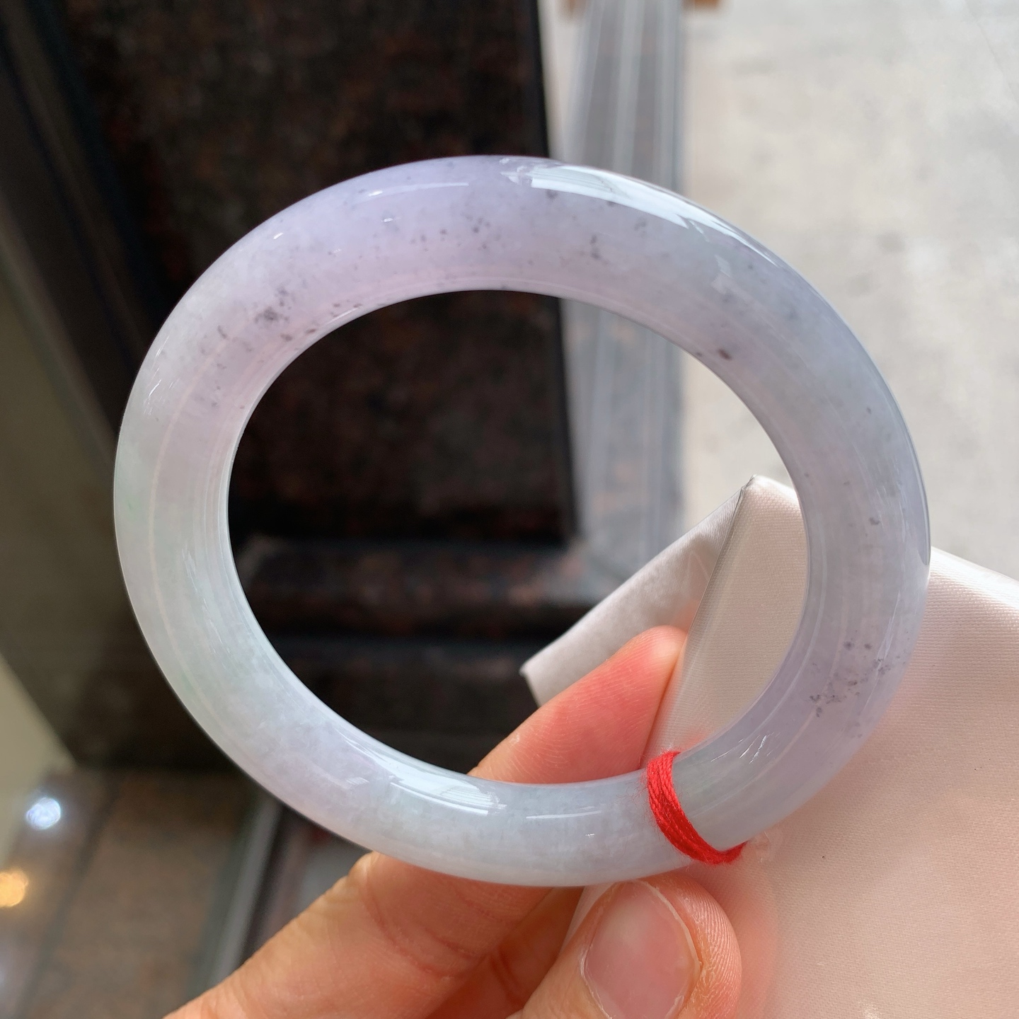 圆条粉紫带乌鸡 无裂 尺寸：57.5/10.5  版型好