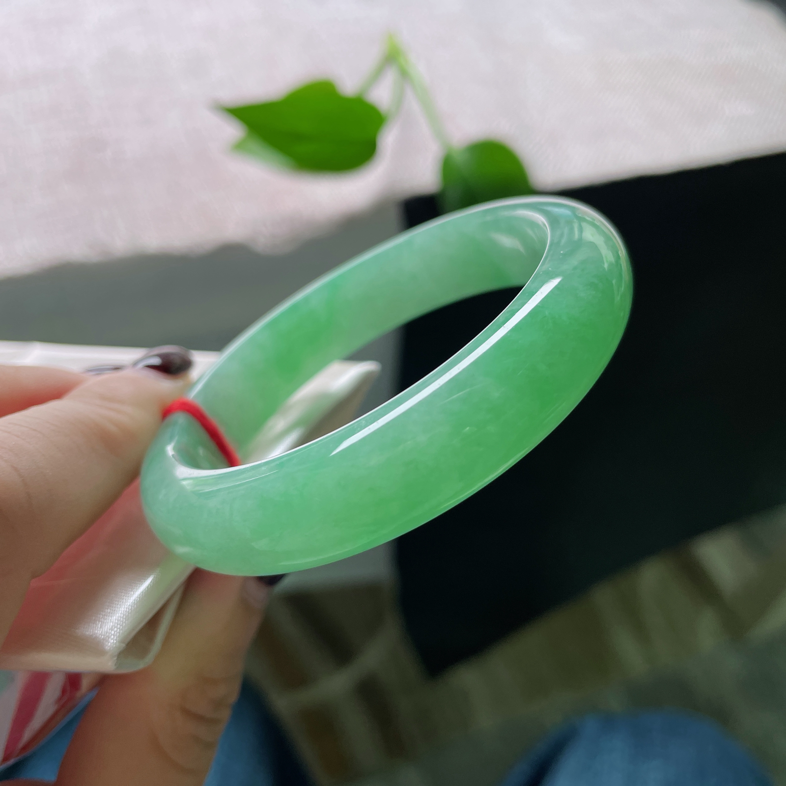 54.1/12.7/7.9绿底正圈，种老，春光无限，一抬手遍惊艳了时光，ss51676a..