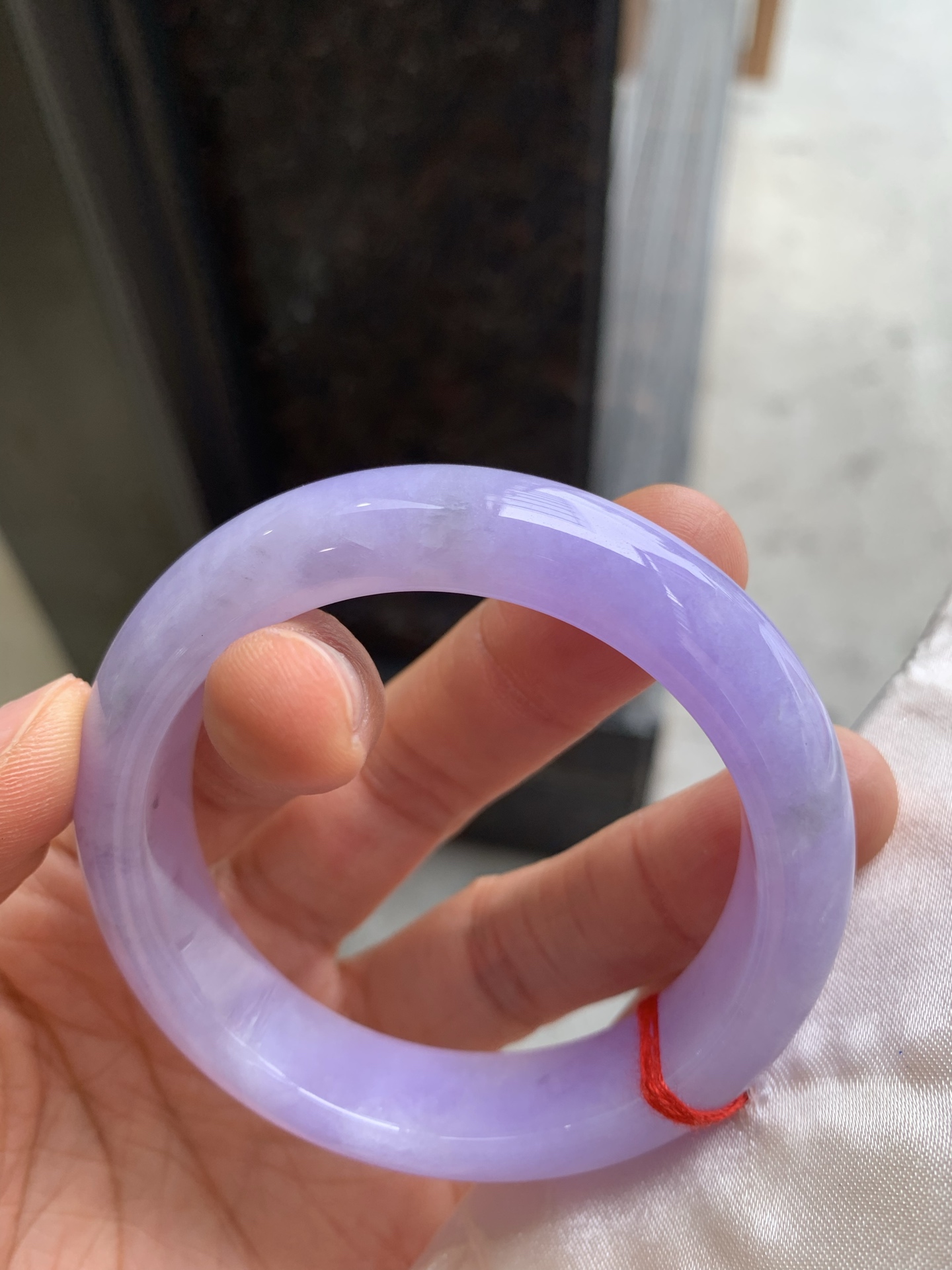 正圈满紫 有纹 尺寸：54.1/13.2/8.8  色浓